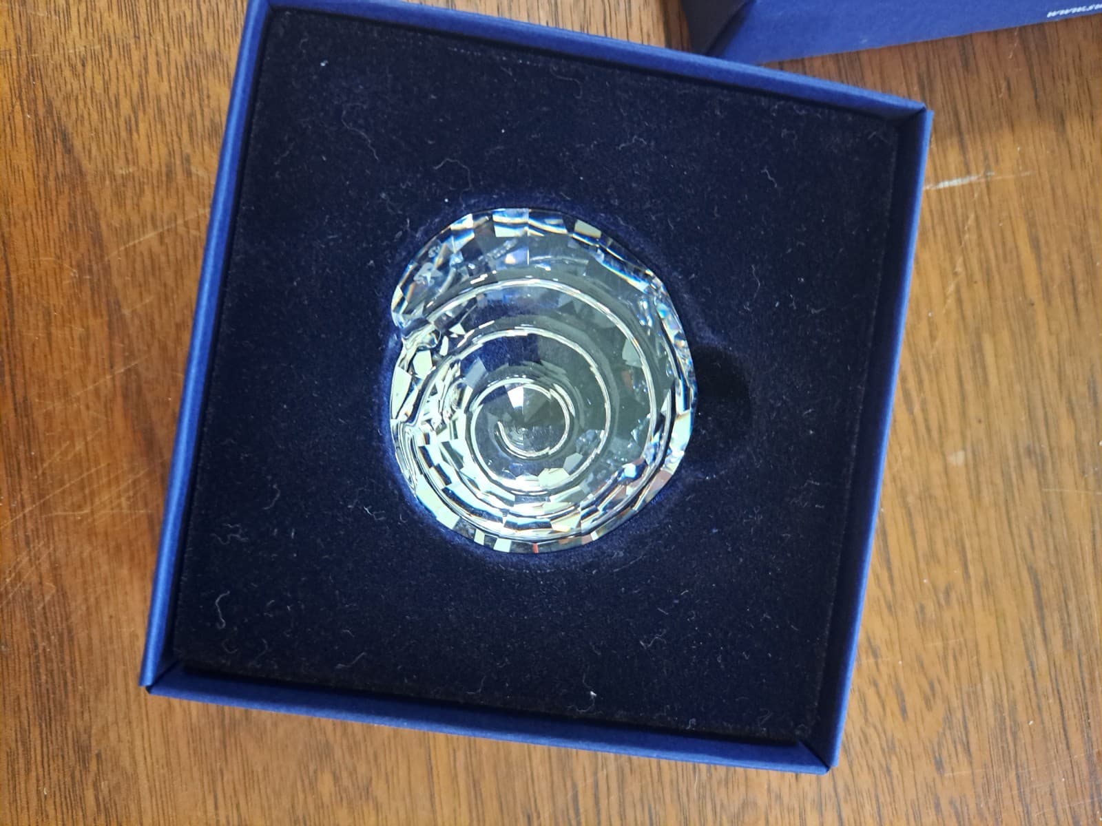 Swarovski Crystal SCS 2007 Member Gift Spiral Top Shell Figurine 880693 W/ Box - Thumbnail 4