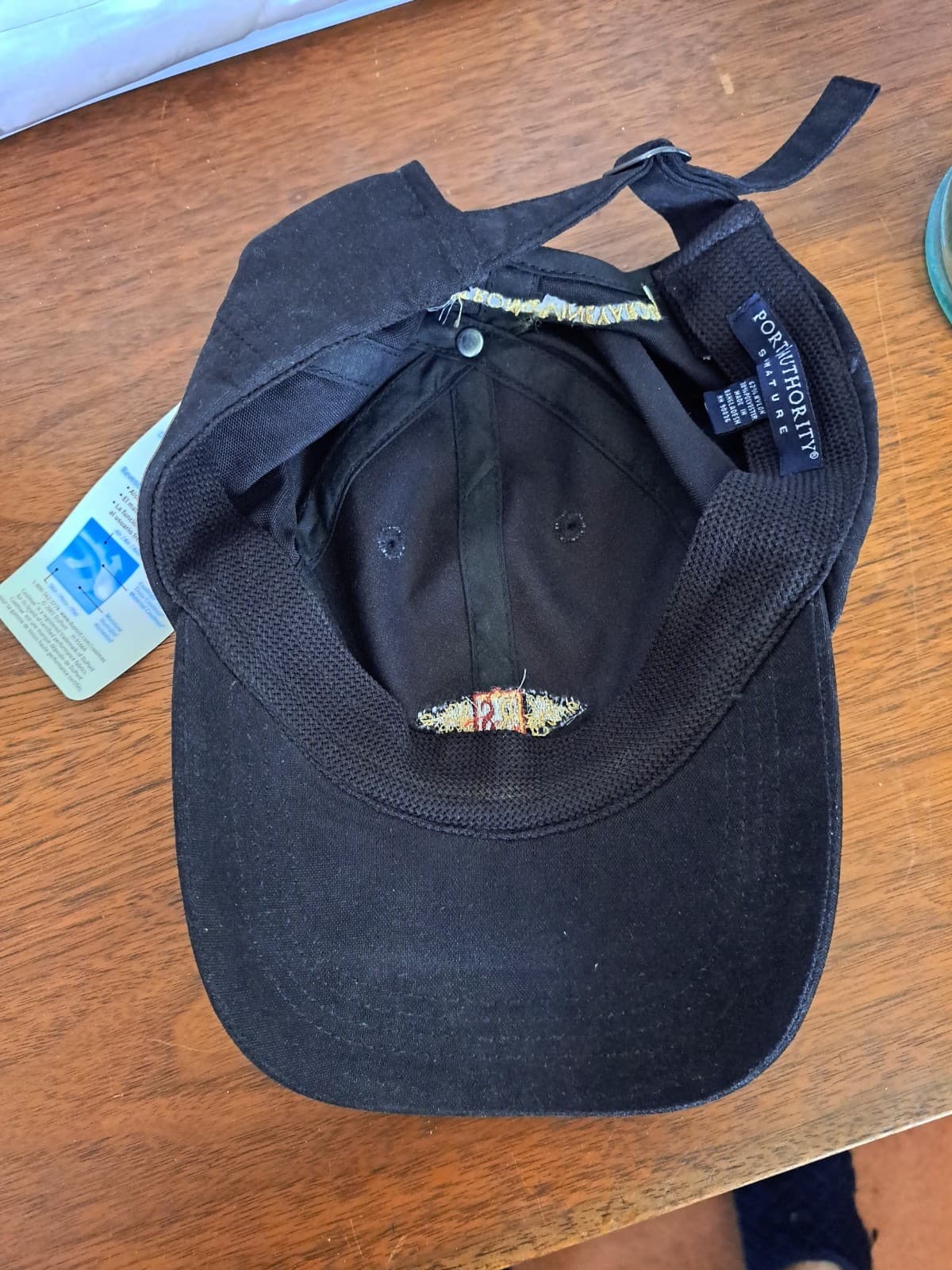 Rodney Strong Vineyards Logo Hat Adjustable Baseball Cap Black - Thumbnail 4