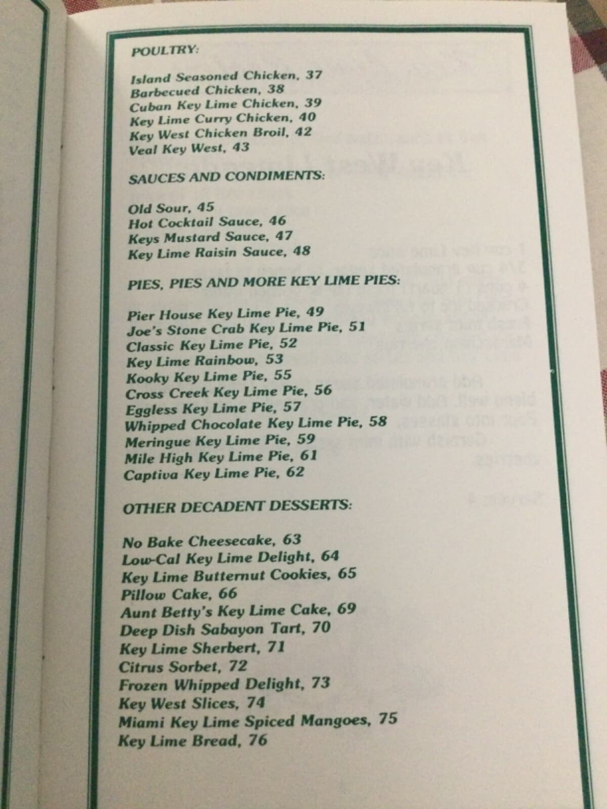 Key Lime Cookin' Cookbook Florida Keys Recipes from Famous Places Joyce LaFray - Thumbnail 5
