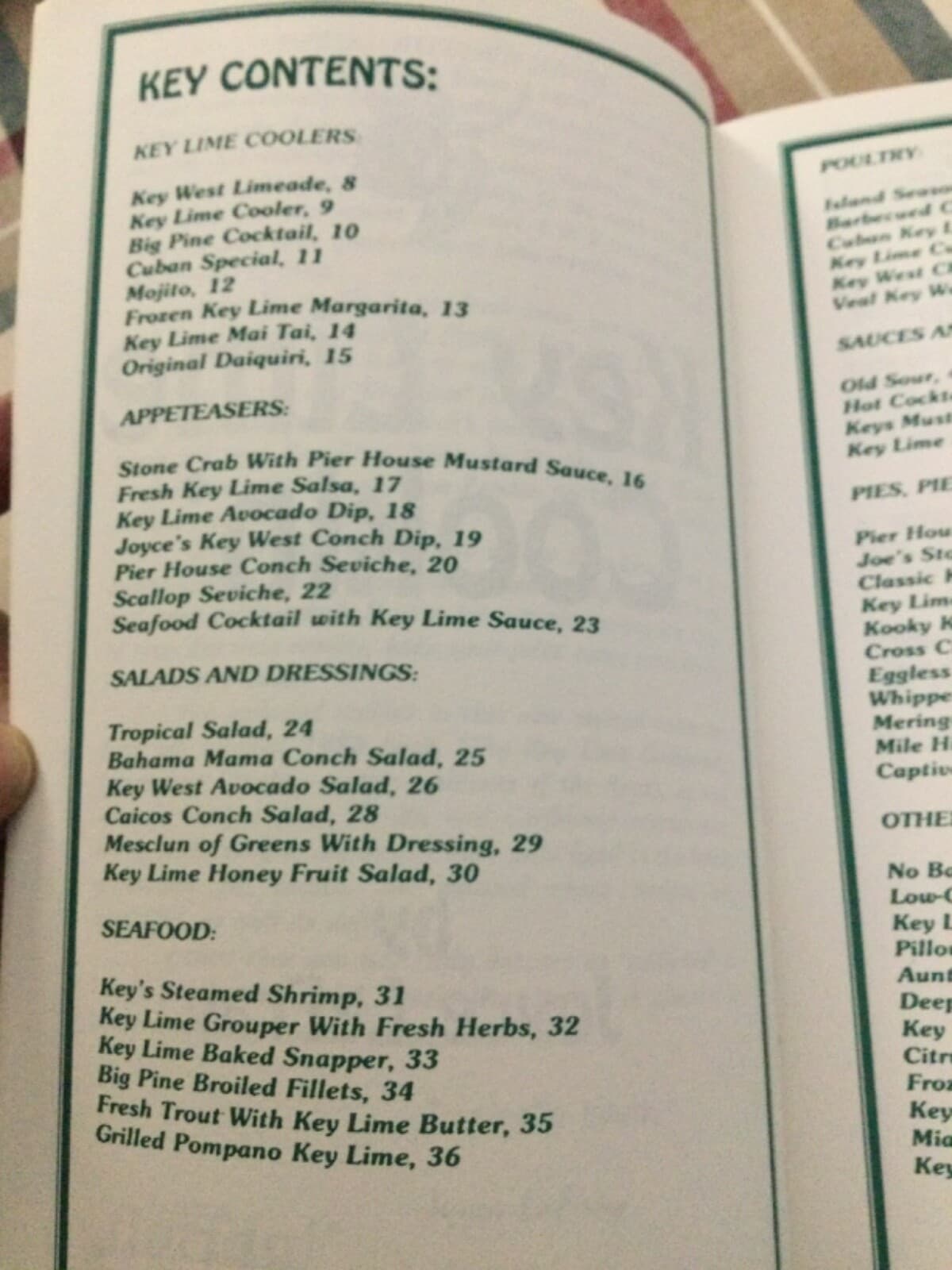 Key Lime Cookin' Cookbook Florida Keys Recipes from Famous Places Joyce LaFray - Thumbnail 4