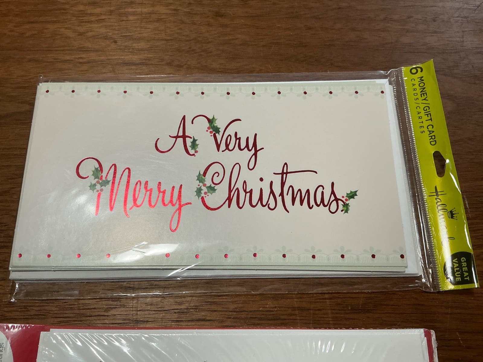 Hallmark & Am. Greetings Holiday Christmas Gift Card Money Holder 6 Pack Lot /2 - Thumbnail 3