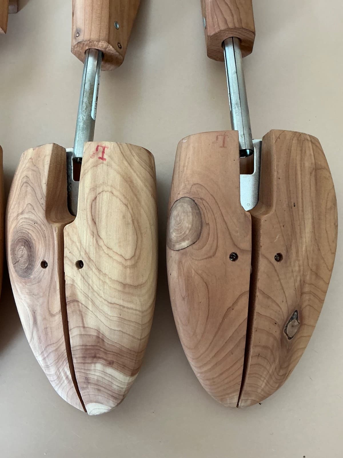 3 Pairs ROCHESTER SHOE TREE Stretchers 2 men’s 1 ladies Wood Cedar sz L Made USA - Thumbnail 6