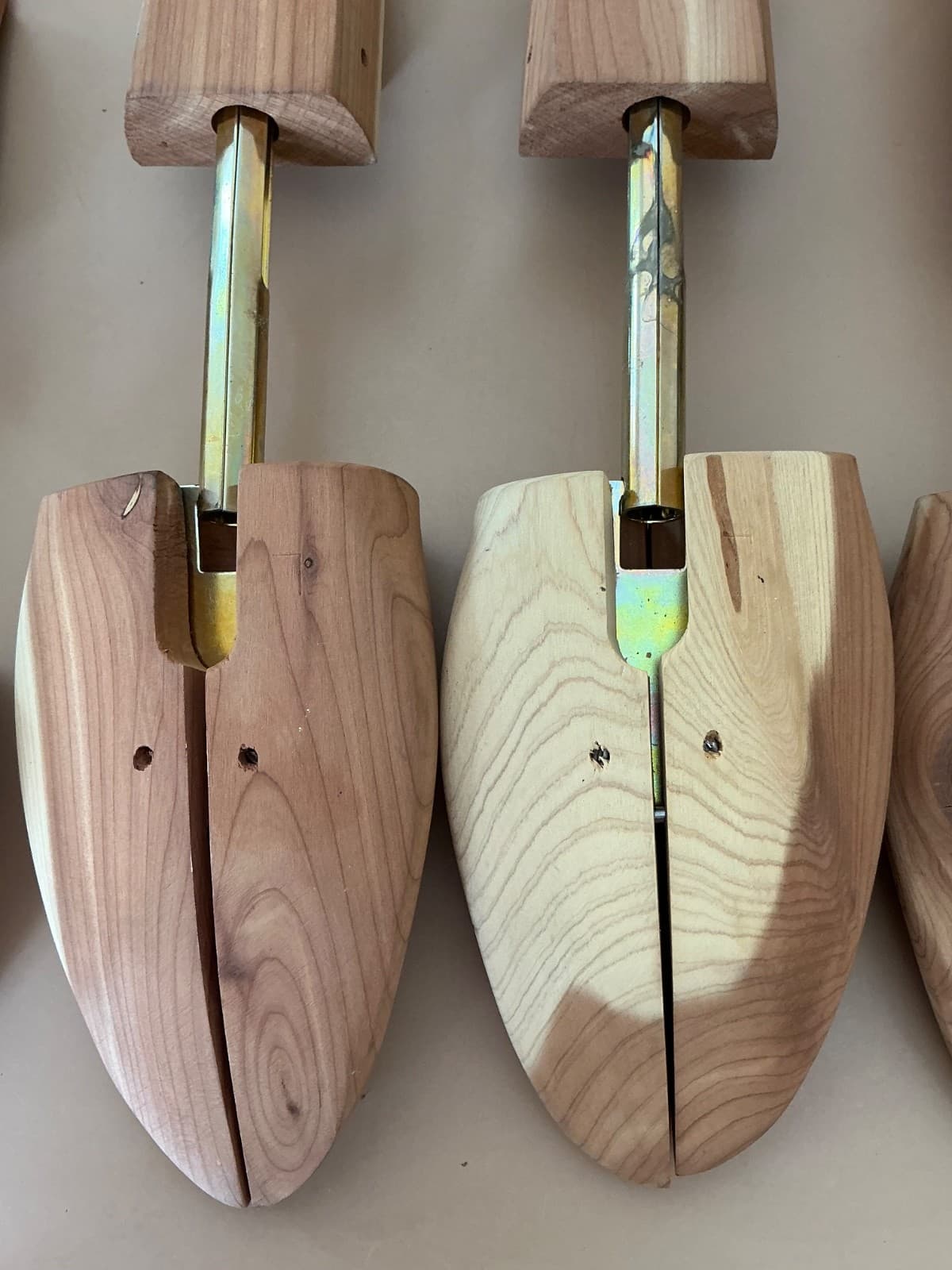 3 Pairs ROCHESTER SHOE TREE Stretchers 2 men’s 1 ladies Wood Cedar sz L Made USA - Thumbnail 7