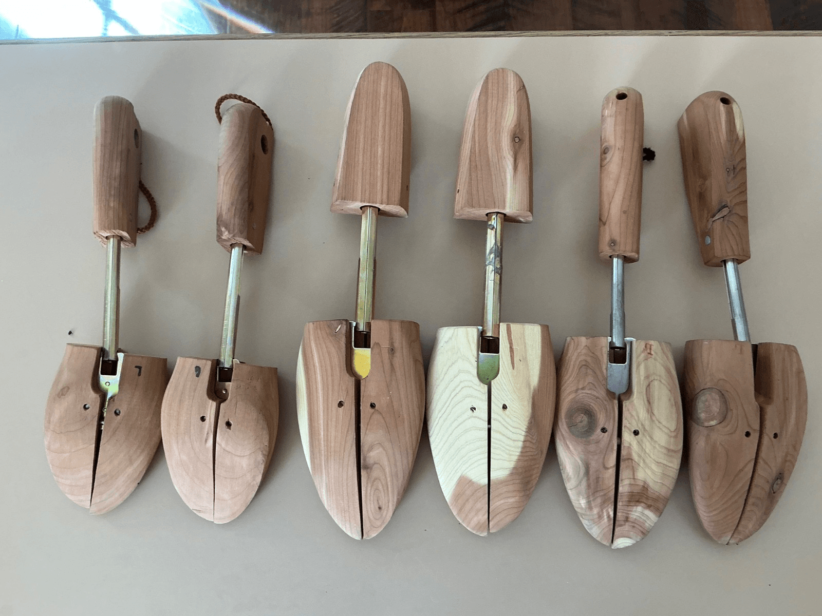 3 Pairs ROCHESTER SHOE TREE Stretchers 2 men’s 1 ladies Wood Cedar sz L Made USA - Thumbnail 5