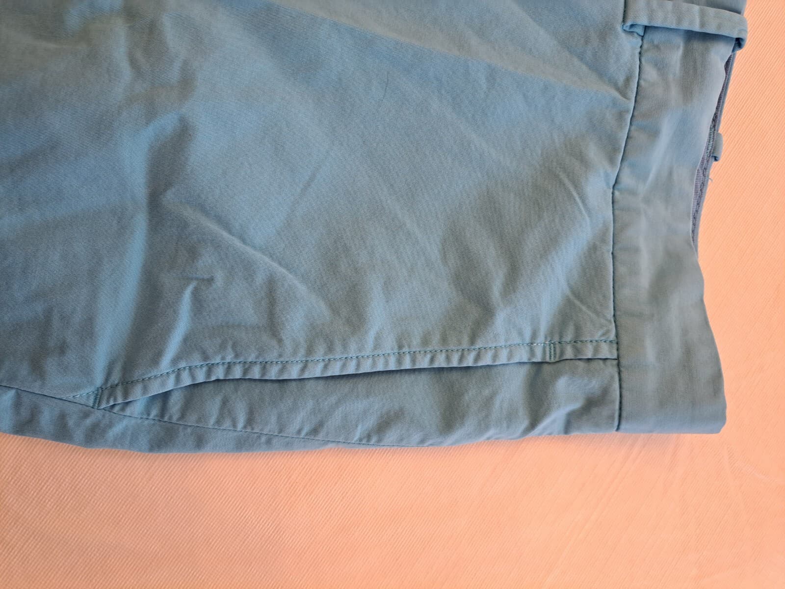 Bobby Jones Chino BERMUDA Flat Front Golf Shorts Sz 44 Aqua Blue NWT - Thumbnail 2