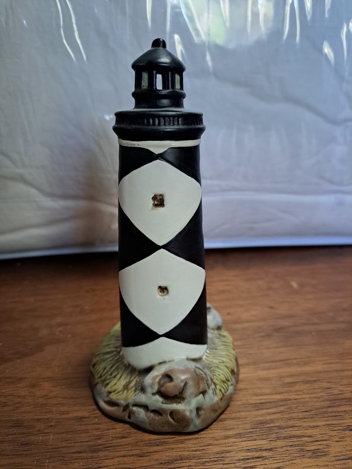Lefton Lighthouse “Cape Lookout 1859” Figurine – Geo. Z. 1993 Handpainted - Thumbnail 2
