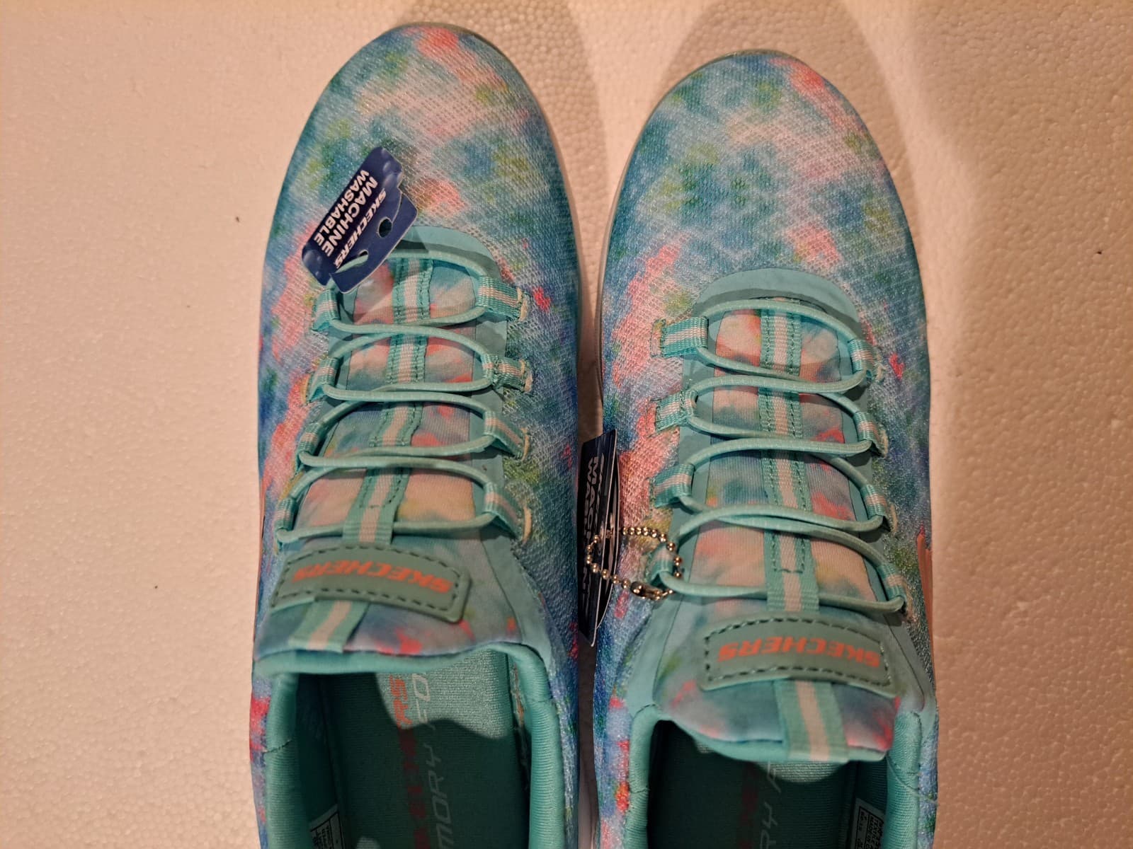 Skechers 149132 Summits Tie-dye Slip-on Sneakers Sz 9 Memory Foam - Thumbnail 6