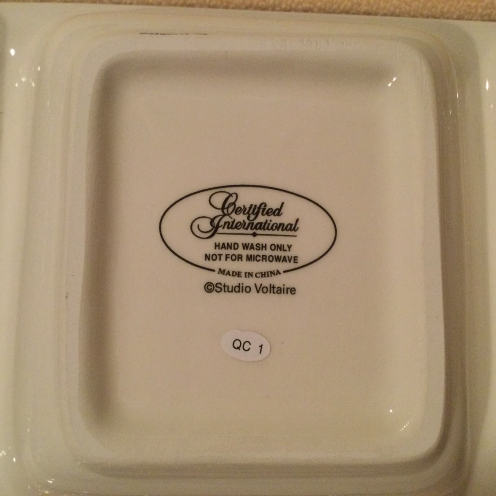 CI Section Condiment Crudité Dish & Cheese Appetizer Serving Tray Wine Plate NWT - Thumbnail 5