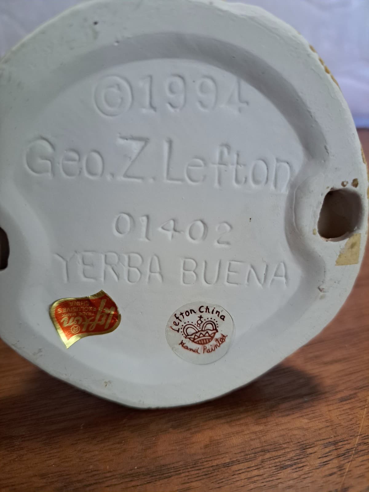 Geo Z Lefton 1994 Yerba Buena Lighthouse Model 01402 Handpainted - Thumbnail 5