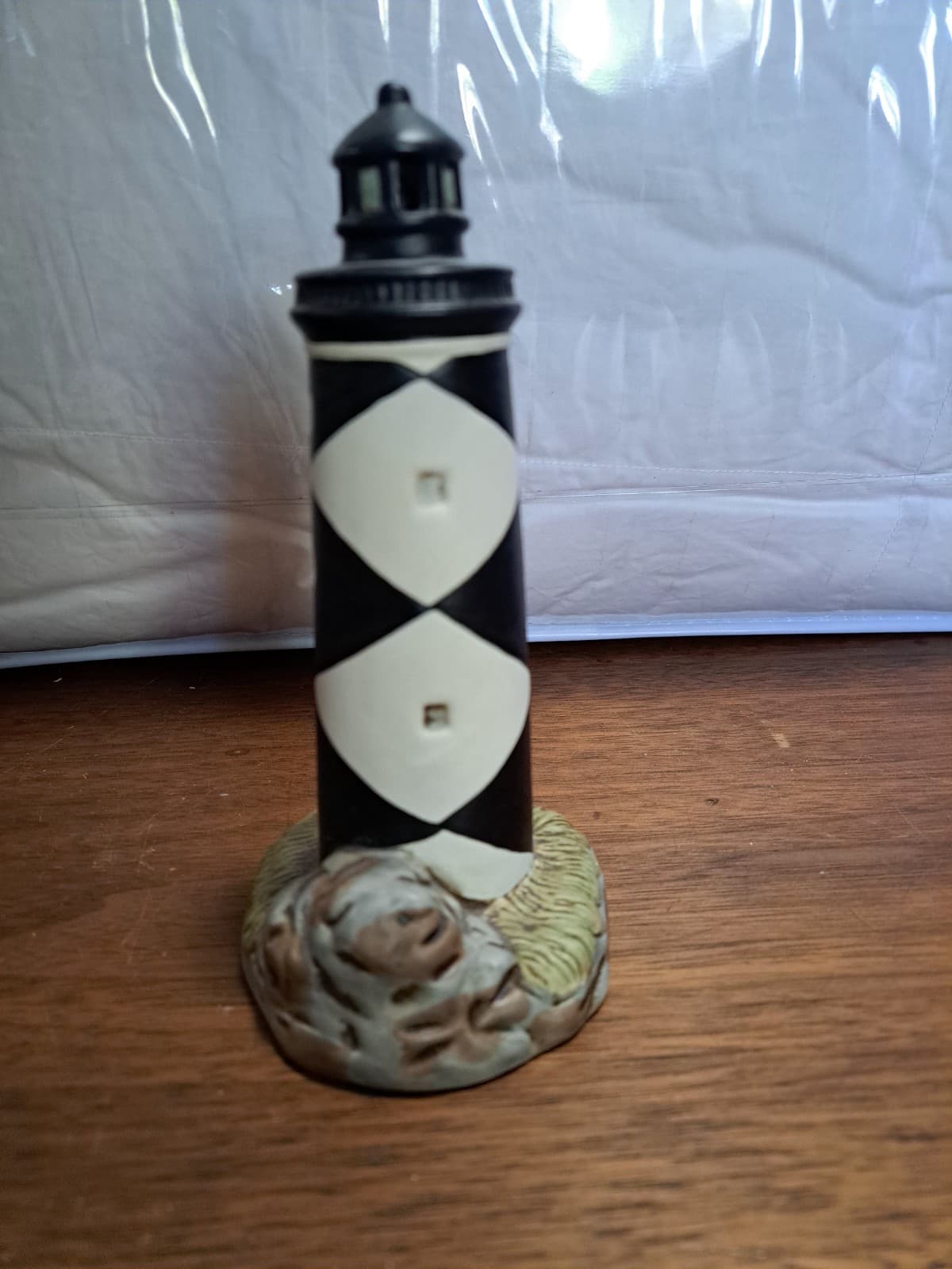 Lefton Lighthouse “Cape Lookout 1859” Figurine – Geo. Z. 1993 Handpainted - Thumbnail 4