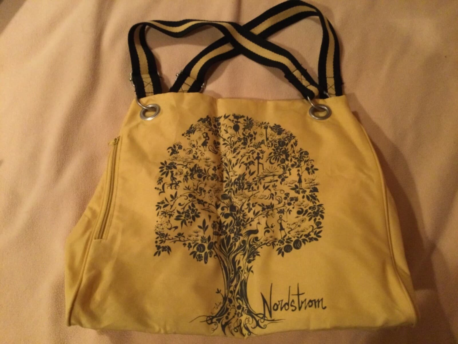 Nordstrom Packable Reusable Heavy Duty Shopping Travel Bag Tote w/ Storage Pouch - Thumbnail 11