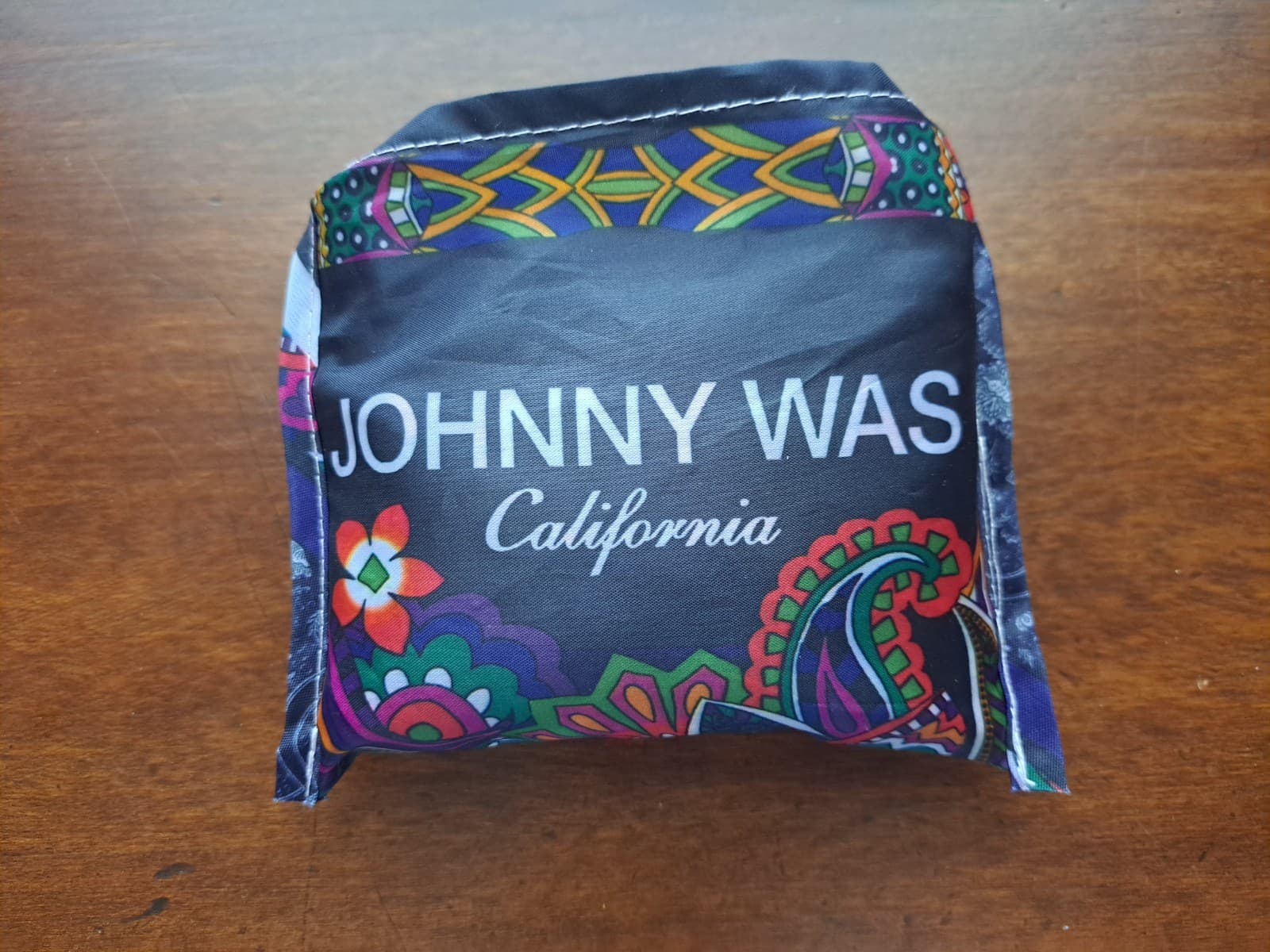 Johnny Was Colorful Reusable Lightweight Grocery Shopping Travel Tote Bag - Thumbnail 4