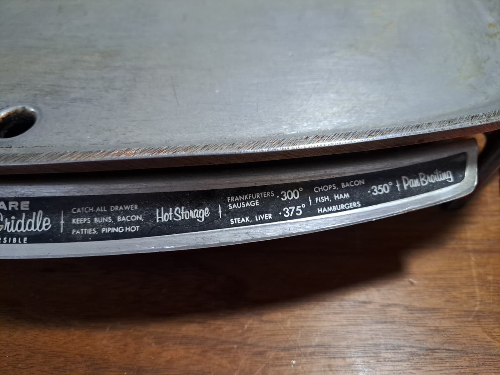 FARBERWARE Griddle Skillet Model 260 SP Immersible Electric Cast Aluminum VTG - Thumbnail 6
