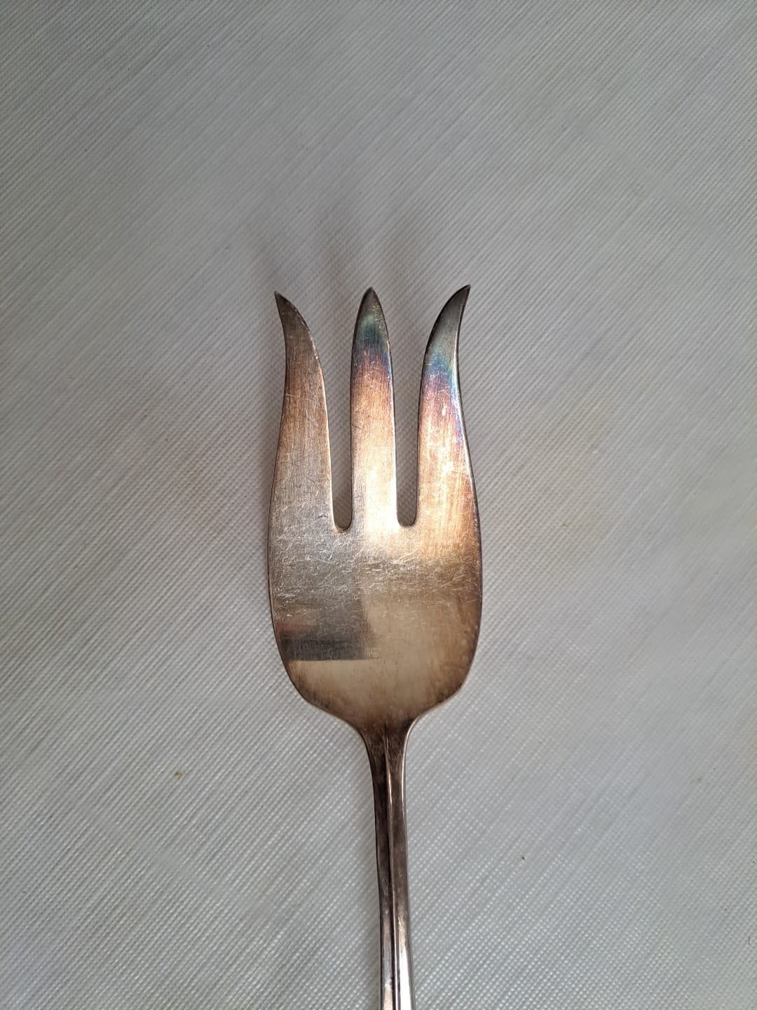 Wm Rogers Mfg El California Silverplate Meat Serving Fork Original Rogers - Thumbnail 5