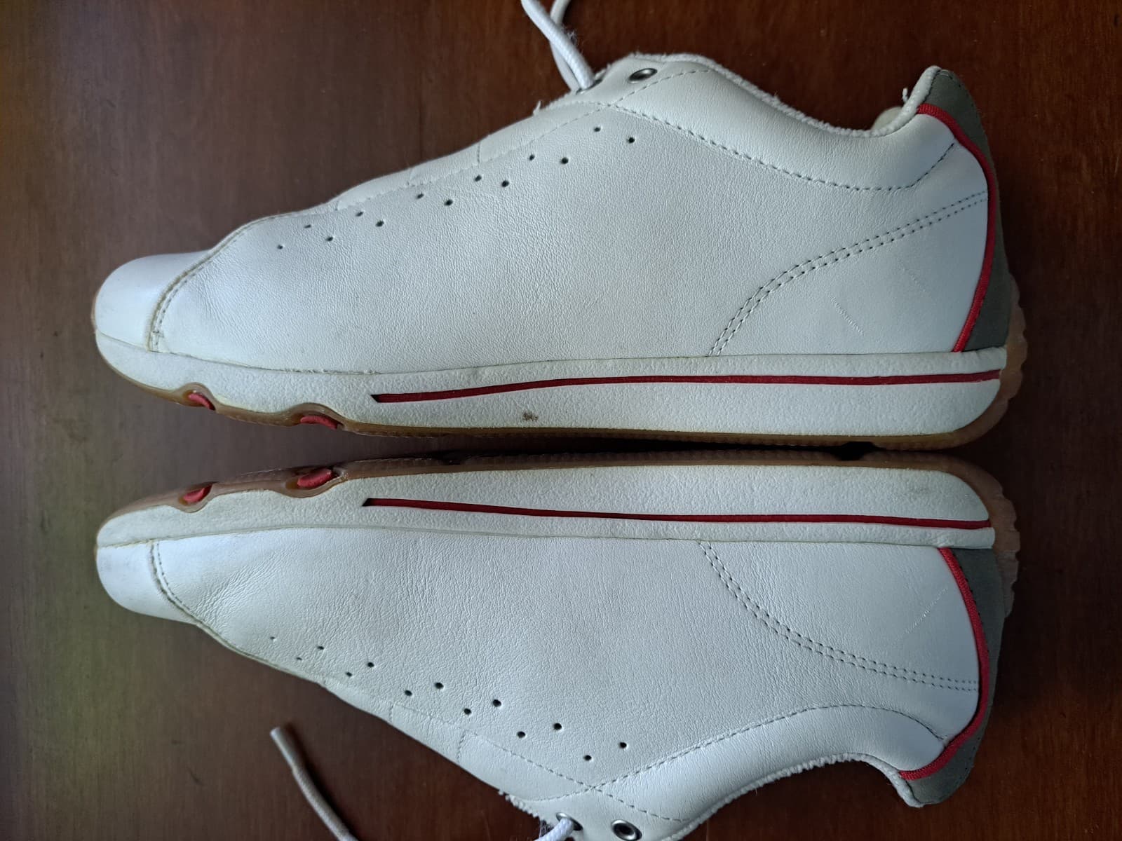 ECCO Receptor Tennis Sneakers Walking Hiking Shoes Sz 8 White - Thumbnail 6
