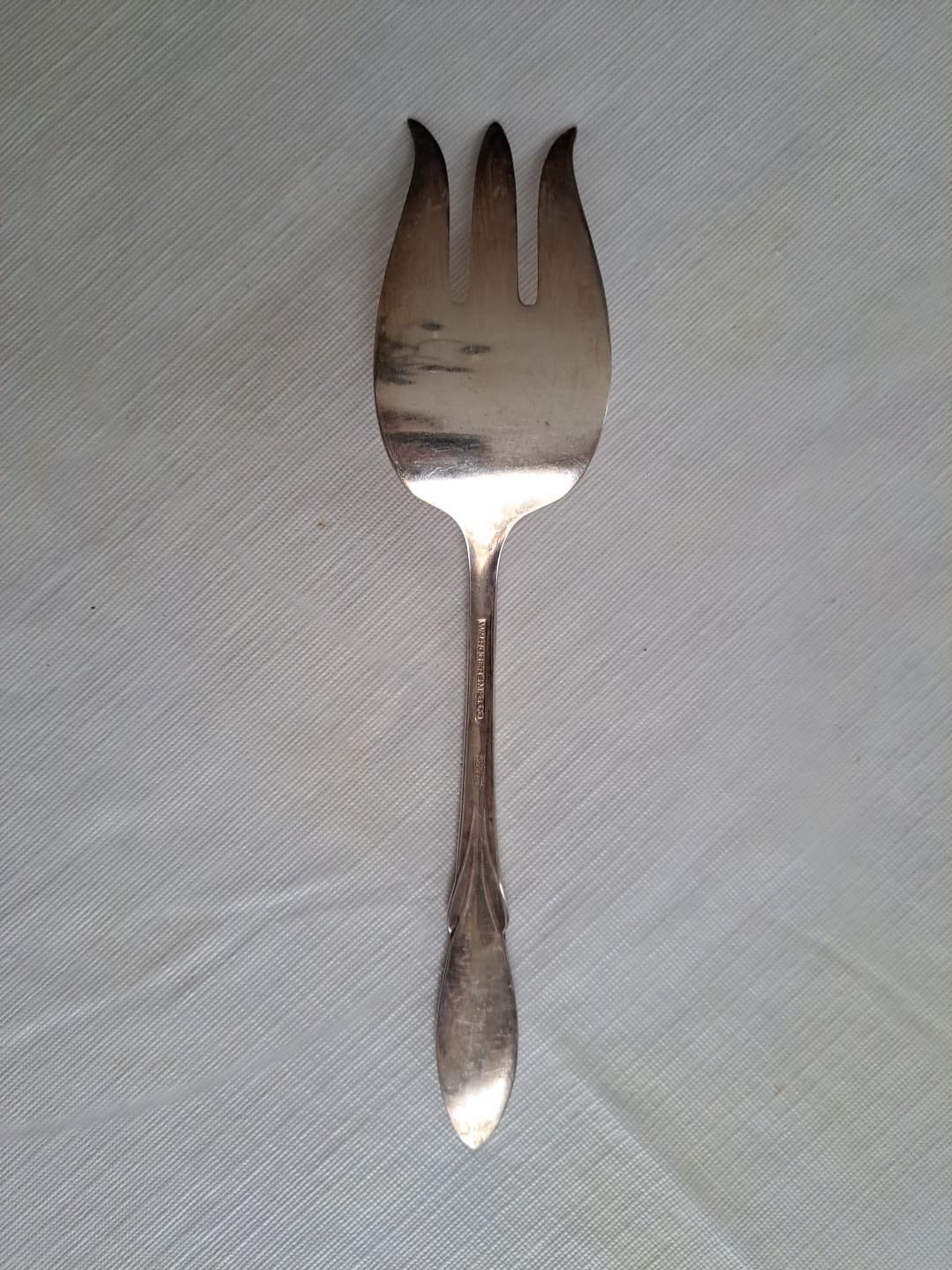 Wm Rogers Mfg El California Silverplate Meat Serving Fork Original Rogers - Thumbnail 8