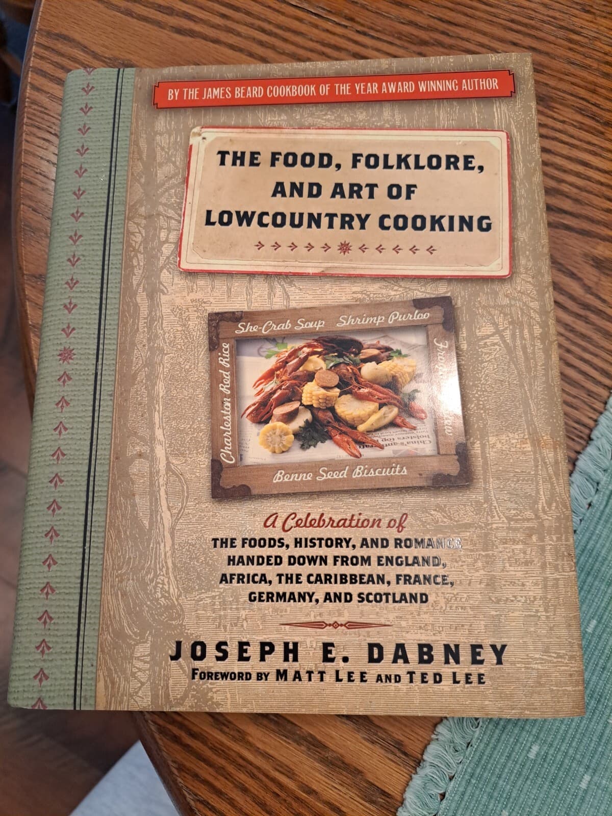 THE FOOD, FOLKLORE, ART OF LOWCOUNTRY SOUTHERN COOKING Joseph Dabney HCDJ SIGNED - Thumbnail 2