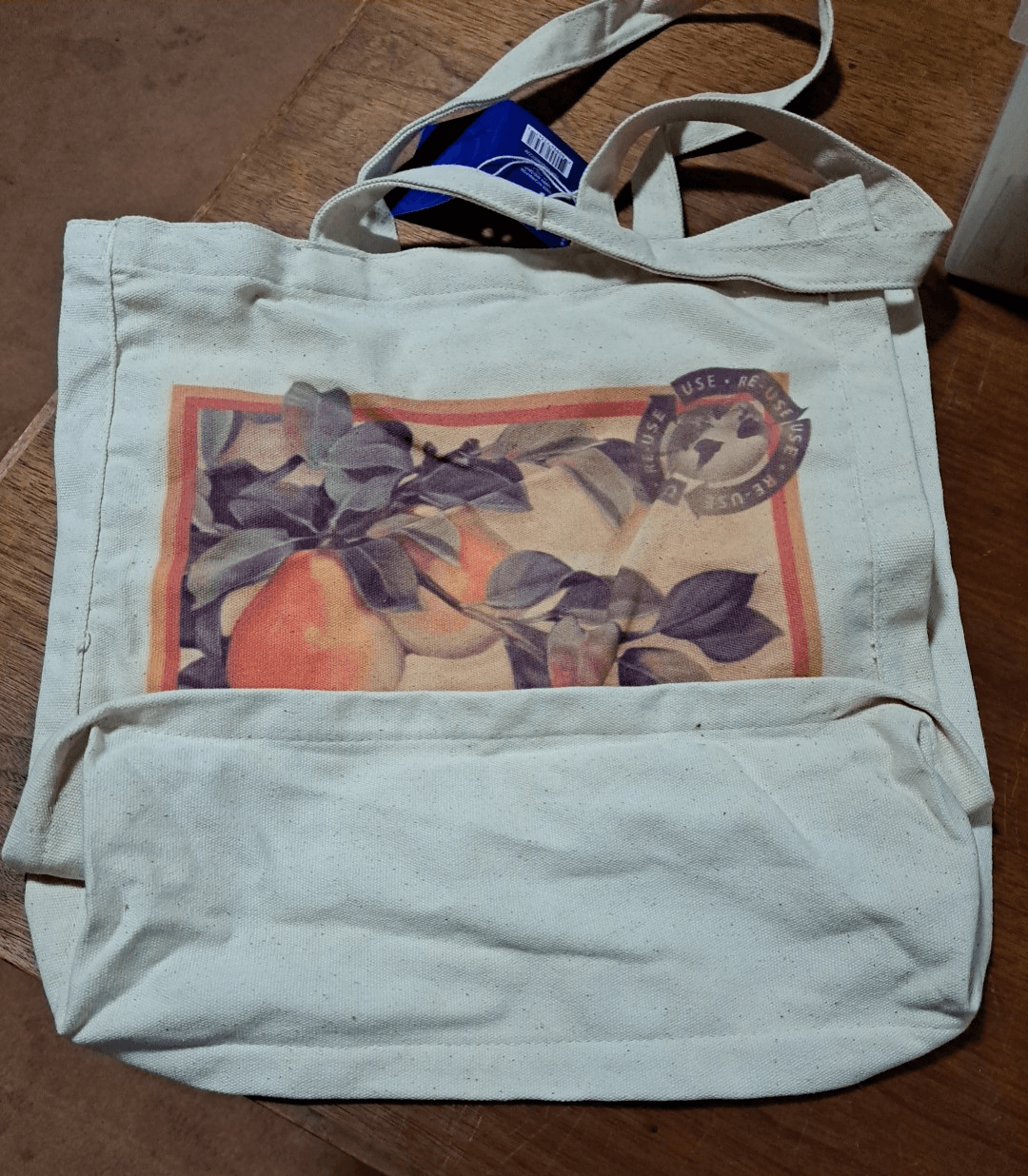 Harry & David Canvas Tote Reusable Shopping Bag NWT - Thumbnail 5