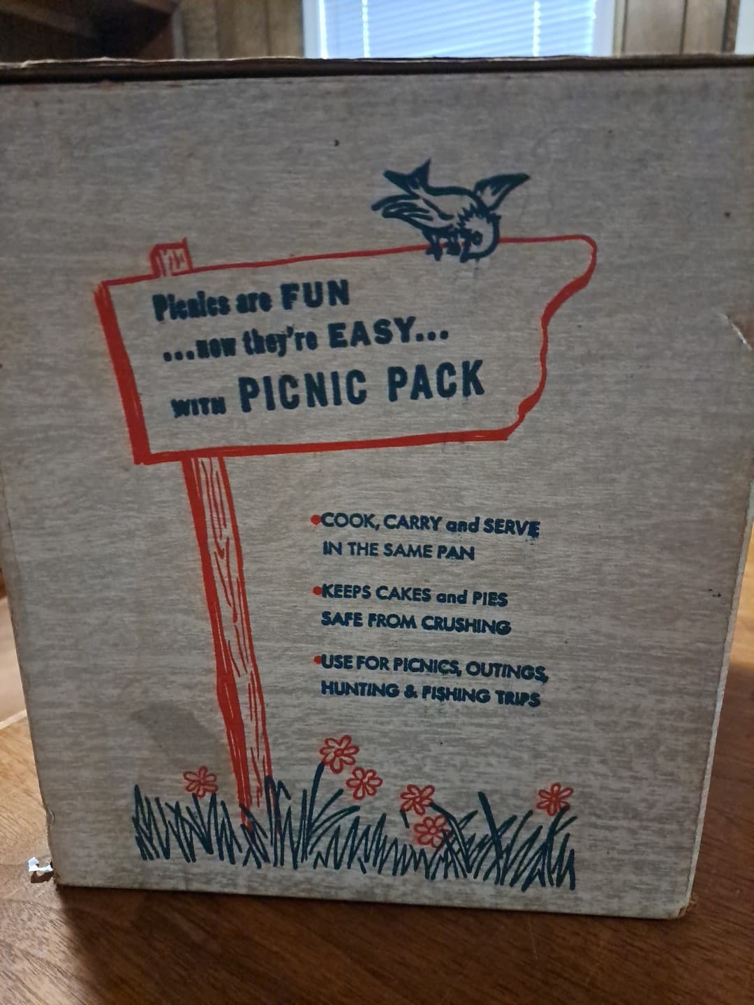 Buckeye 1960's Aluminum Picnic Pack Stacking Food Canisters Camping Cookware Box - Thumbnail 2