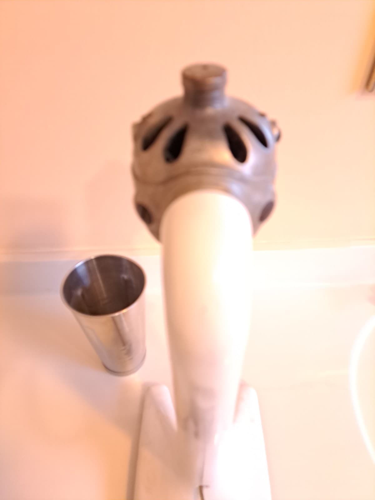 Hamilton Beach VTG White Flash 5M Malt Milkshake Mixer Blender Porcelain Works - Thumbnail 3