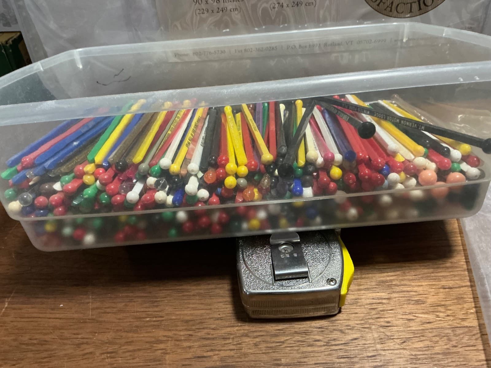 Lot of Vintage Cocktail Bar Hotel Etc Printed Drink Stirrer Swizzle Sticks 200+ - Thumbnail 4