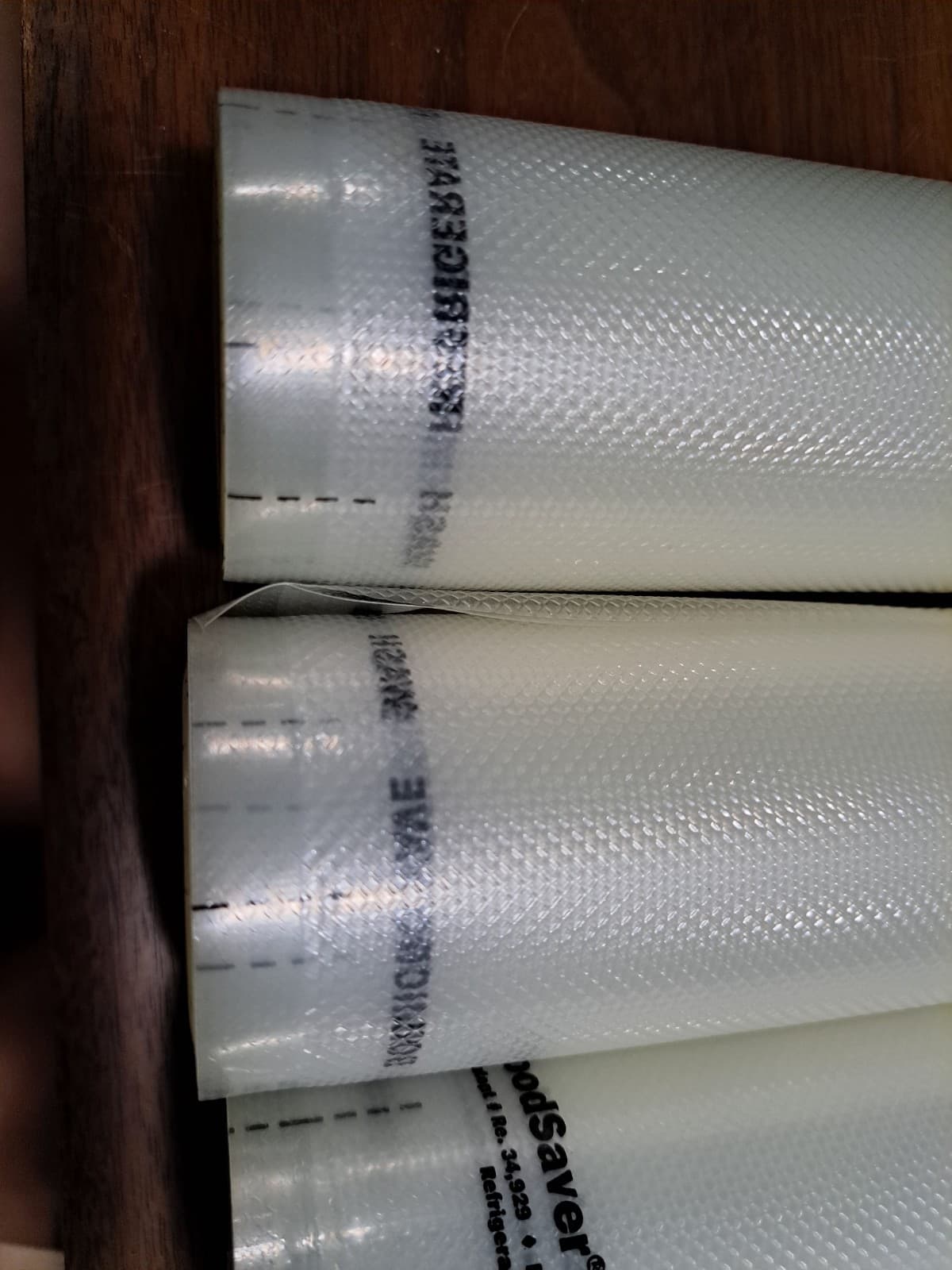FoodSaver Lot Of 3 Large 11" And 1 Small 8" Sealer Rolls OEM Tila VacLoc - Thumbnail 3