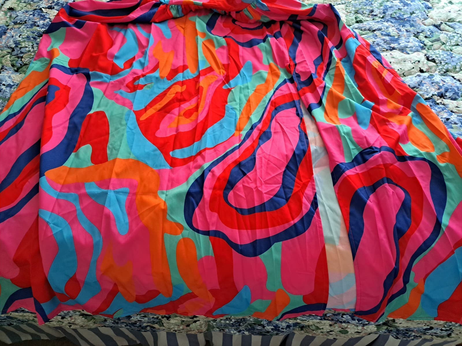 Made with Love Vivid Colorful Dress Romantic Colorful Size S NWT - Thumbnail 4