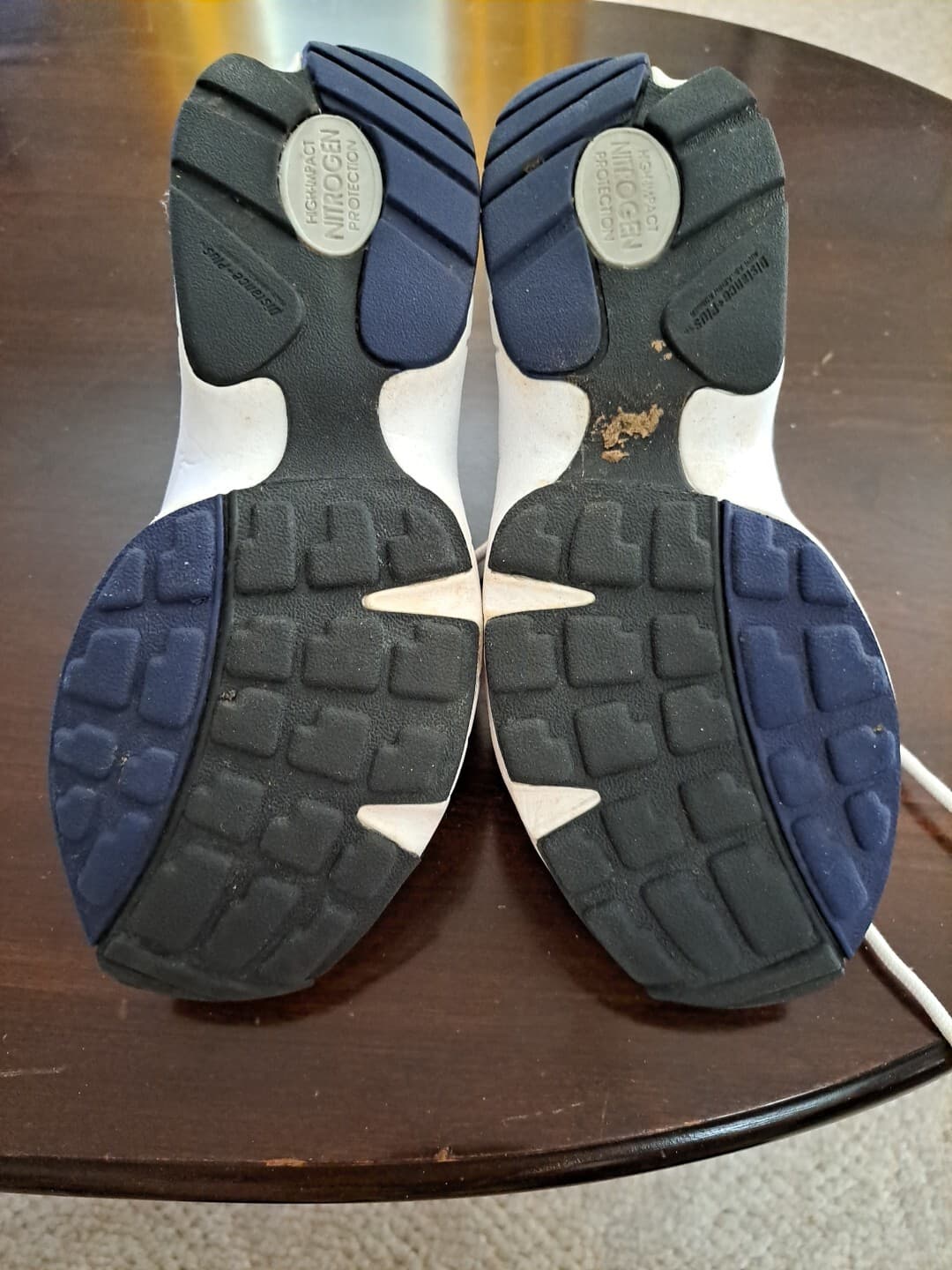 Ryka Womens Sport Walker High Impact Nitrogen Sneakers Size 9 M White/Navy - Thumbnail 9