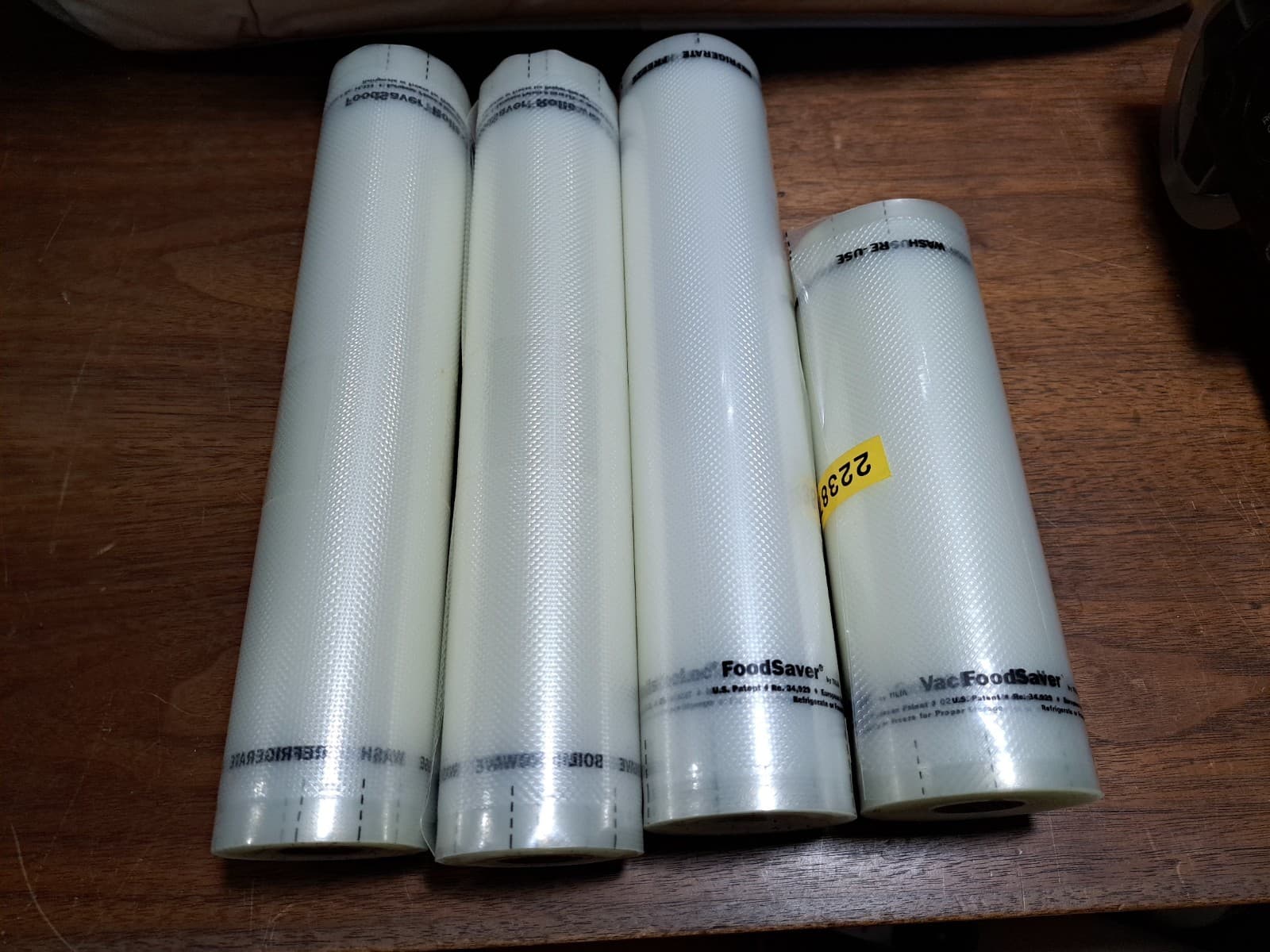 FoodSaver Lot Of 3 Large 11" And 1 Small 8" Sealer Rolls OEM Tila VacLoc - Thumbnail 7