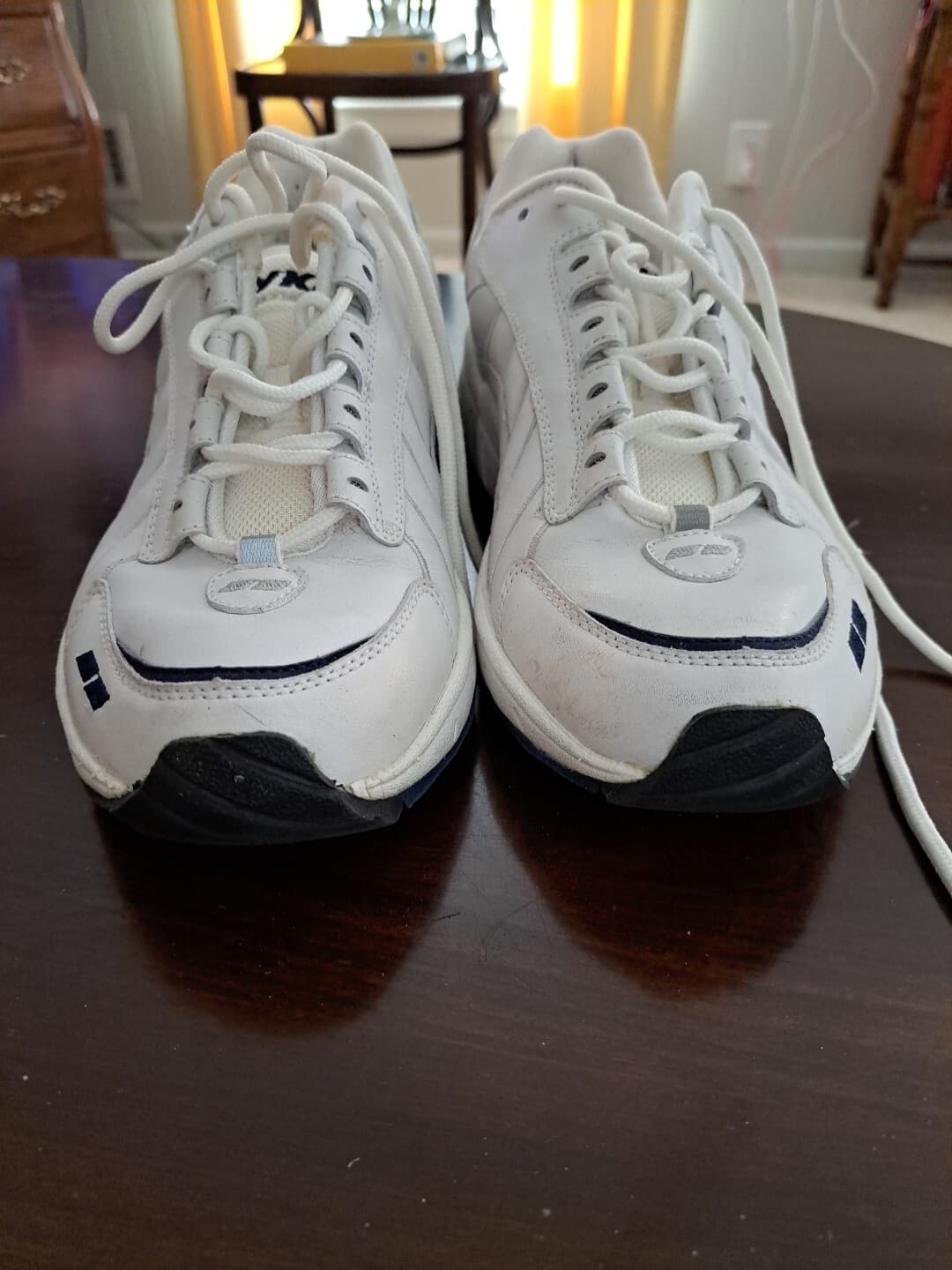 Ryka Womens Sport Walker High Impact Nitrogen Sneakers Size 9 M White/Navy - Thumbnail 10