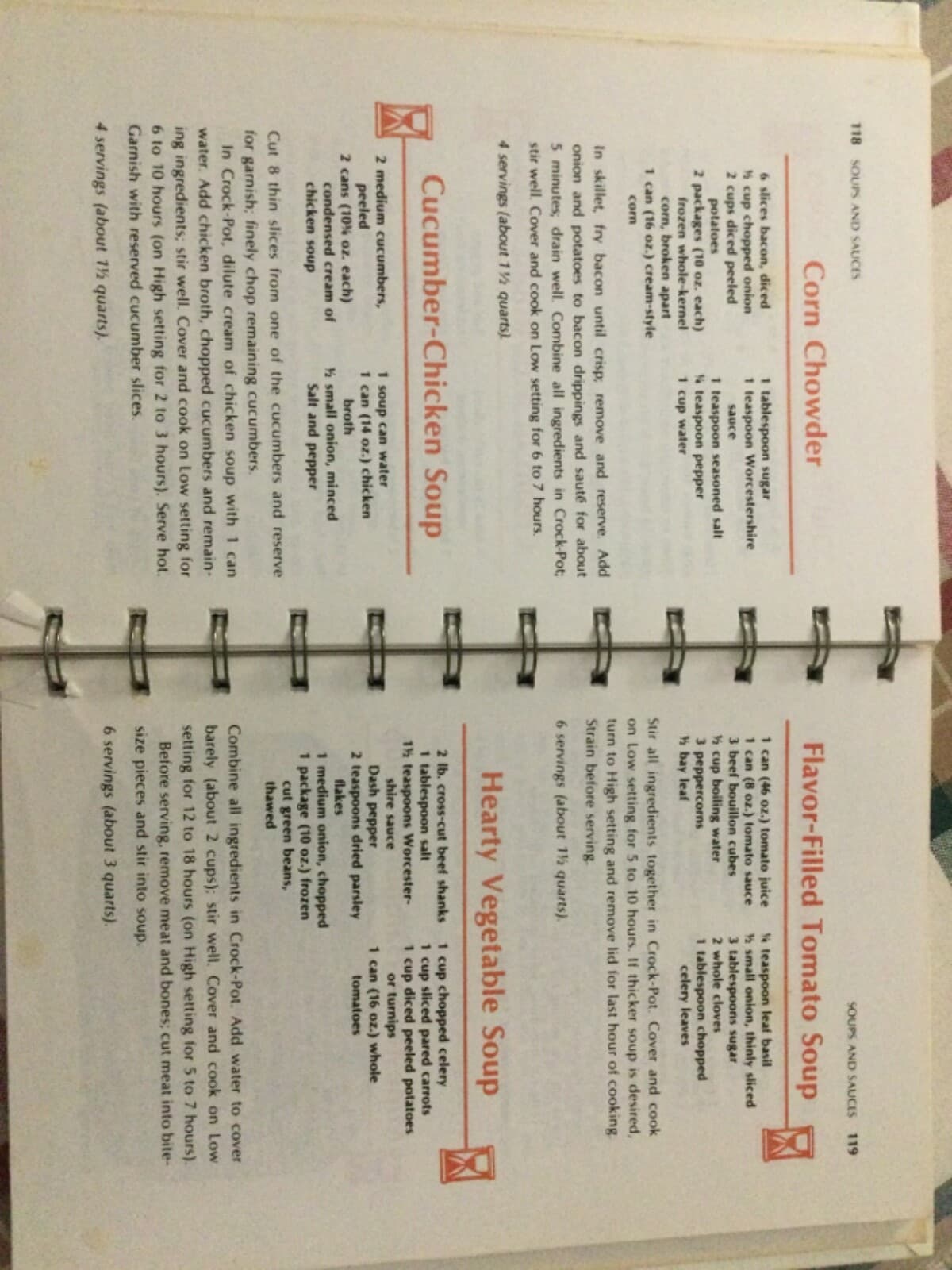 Rival Crock-Pot Cooking 1975 Cookbook Over 300 Slow Cooker Recipes HC Spiral - Thumbnail 8