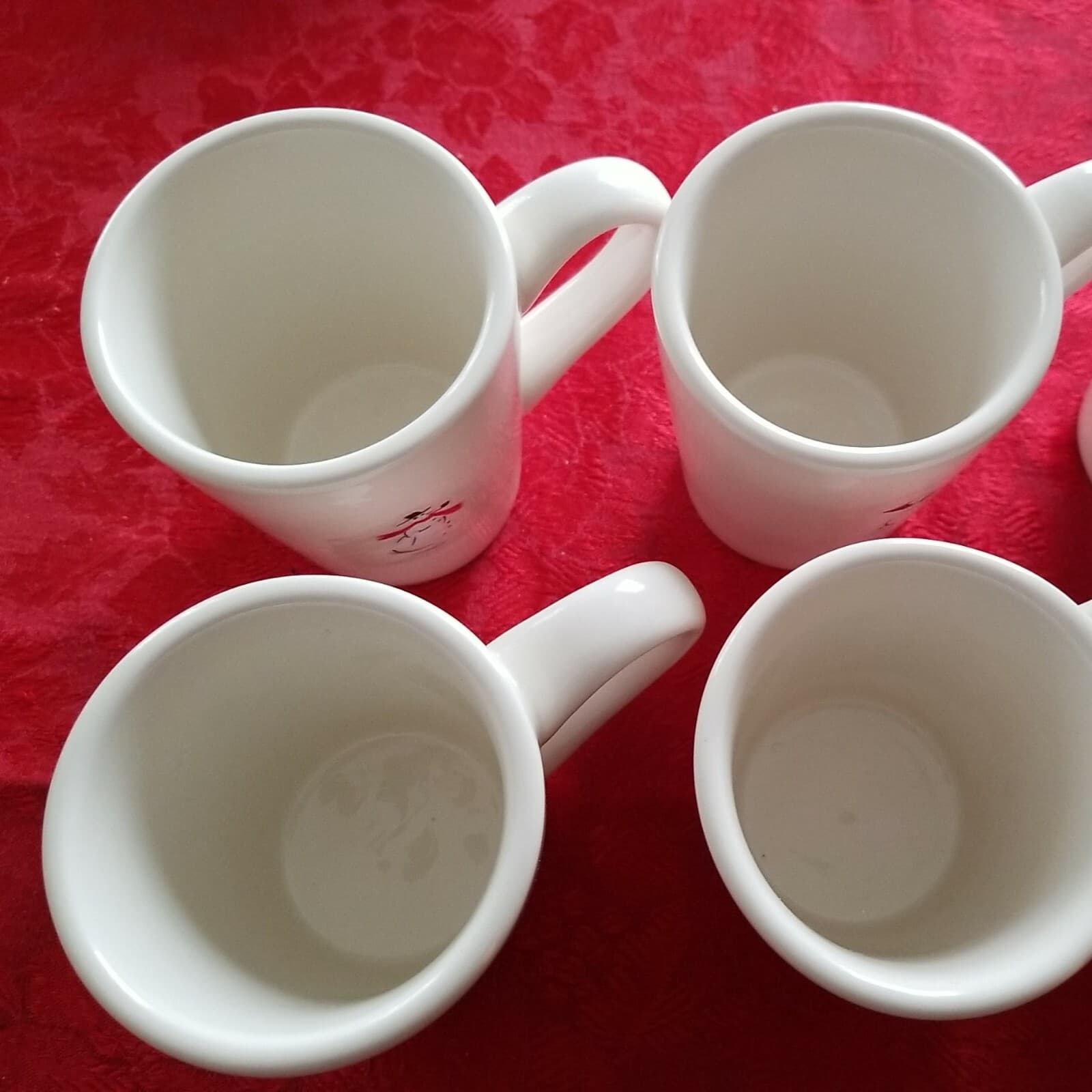 Williams-Sonoma 2003 Assorted Snowman Coffee Hot Cocoa Cups Mugs Boxed Set NIB - Thumbnail 11