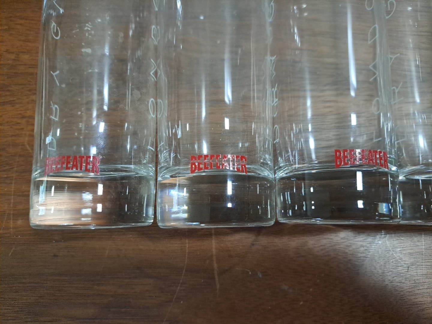 Beefeater 1820 London Dry Gin 12oz Tom Collins Cocktail Glasses 6-1/2" Set Of 6 - Thumbnail 5