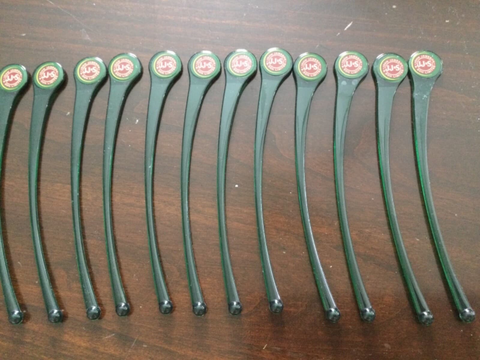 JJ & S Jameson & Son Logo Swizzle Sticks Stirrers + Whiskey Rocks Glasses Lot - Thumbnail 5