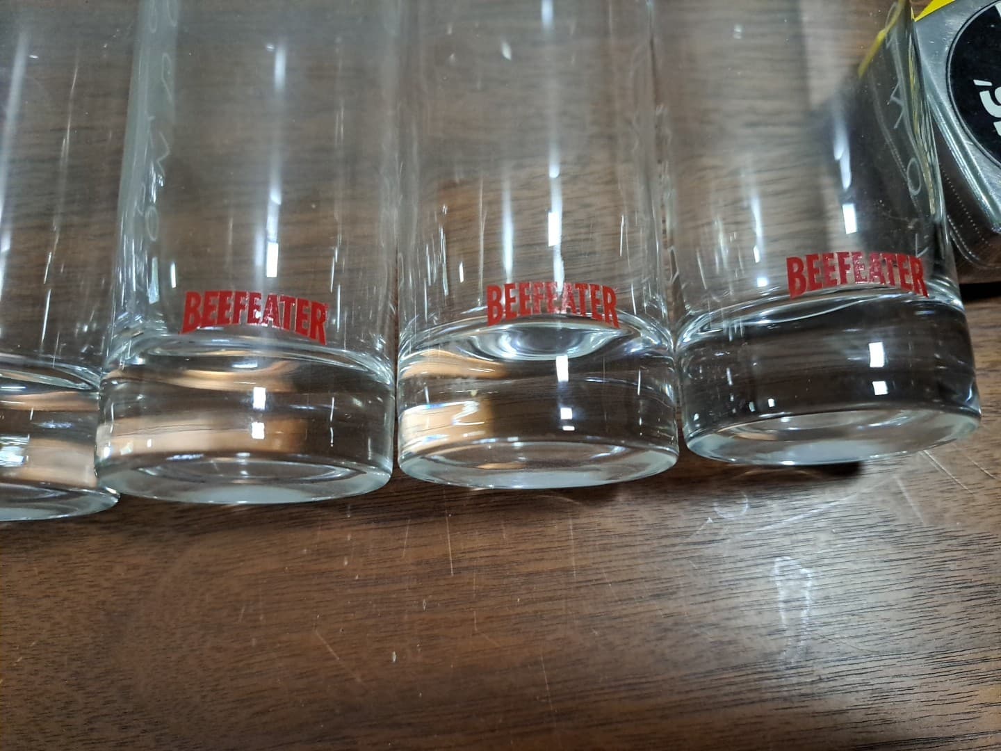 Beefeater 1820 London Dry Gin 12oz Tom Collins Cocktail Glasses 6-1/2" Set Of 6 - Thumbnail 4