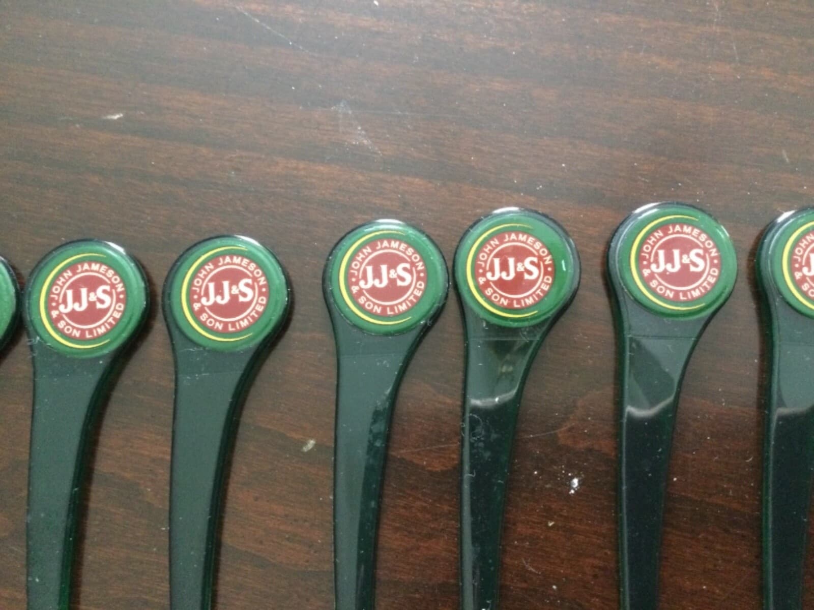 JJ & S Jameson & Son Logo Swizzle Sticks Stirrers + Whiskey Rocks Glasses Lot - Thumbnail 6
