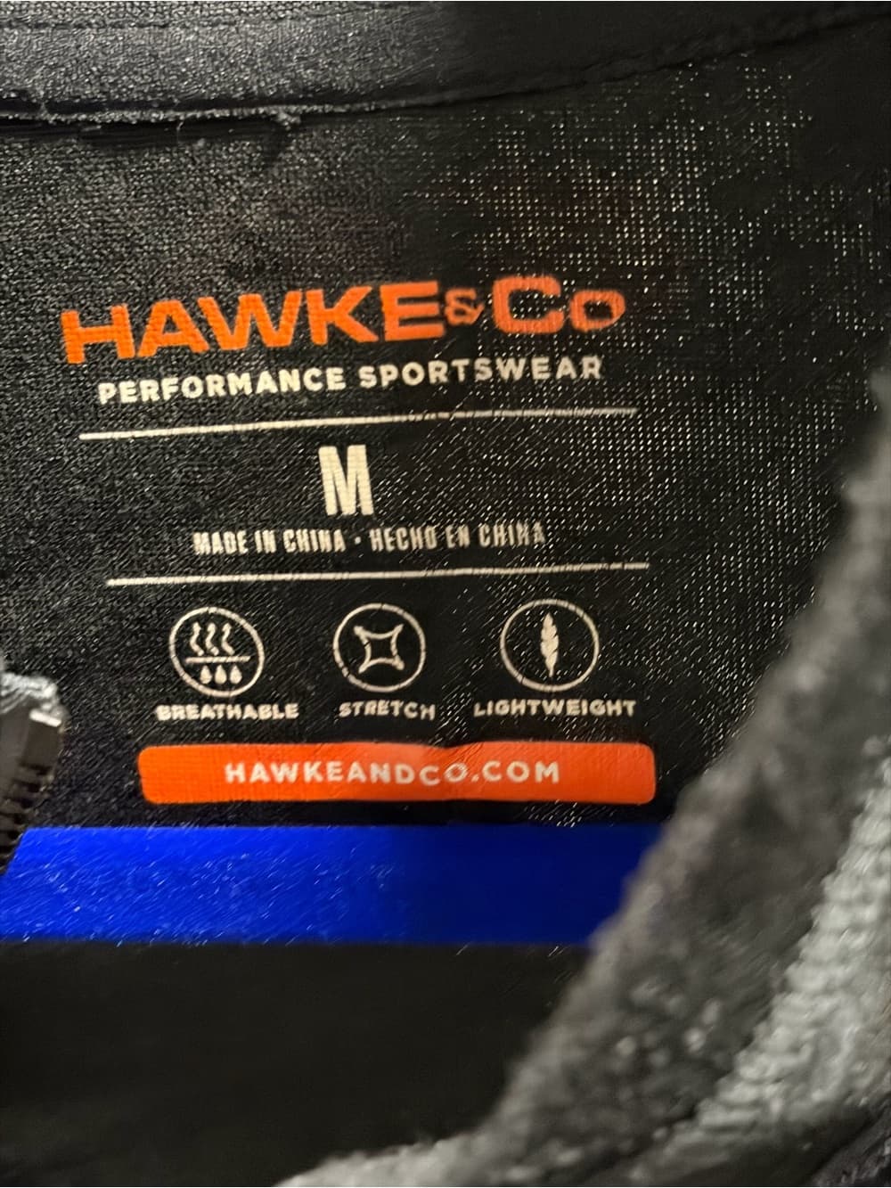 Hawke & Co. Men’s Charcoal Half-Zip Pullover - Thumbnail 3