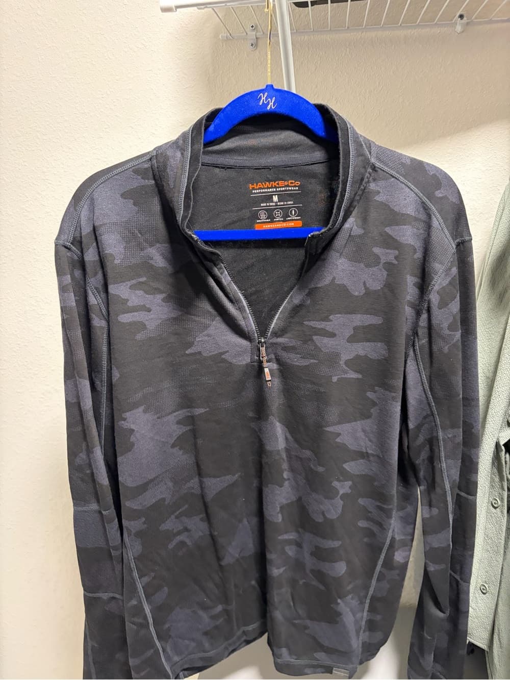 Hawke & Co. Men’s Charcoal Half-Zip Pullover - Thumbnail 6