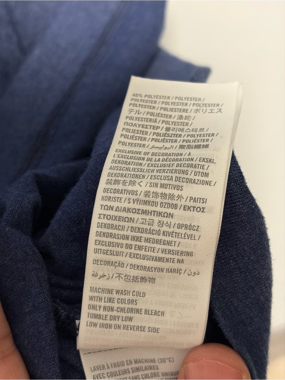 Hollister Men's Navy Blue Surfing Crewneck Hoodie - Thumbnail 5