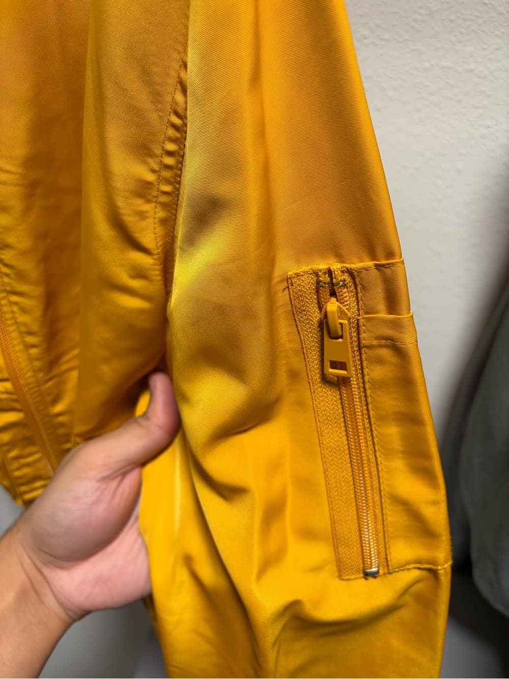Forever 21 Men's Mustard Yellow Bomber Jacket - Thumbnail 6