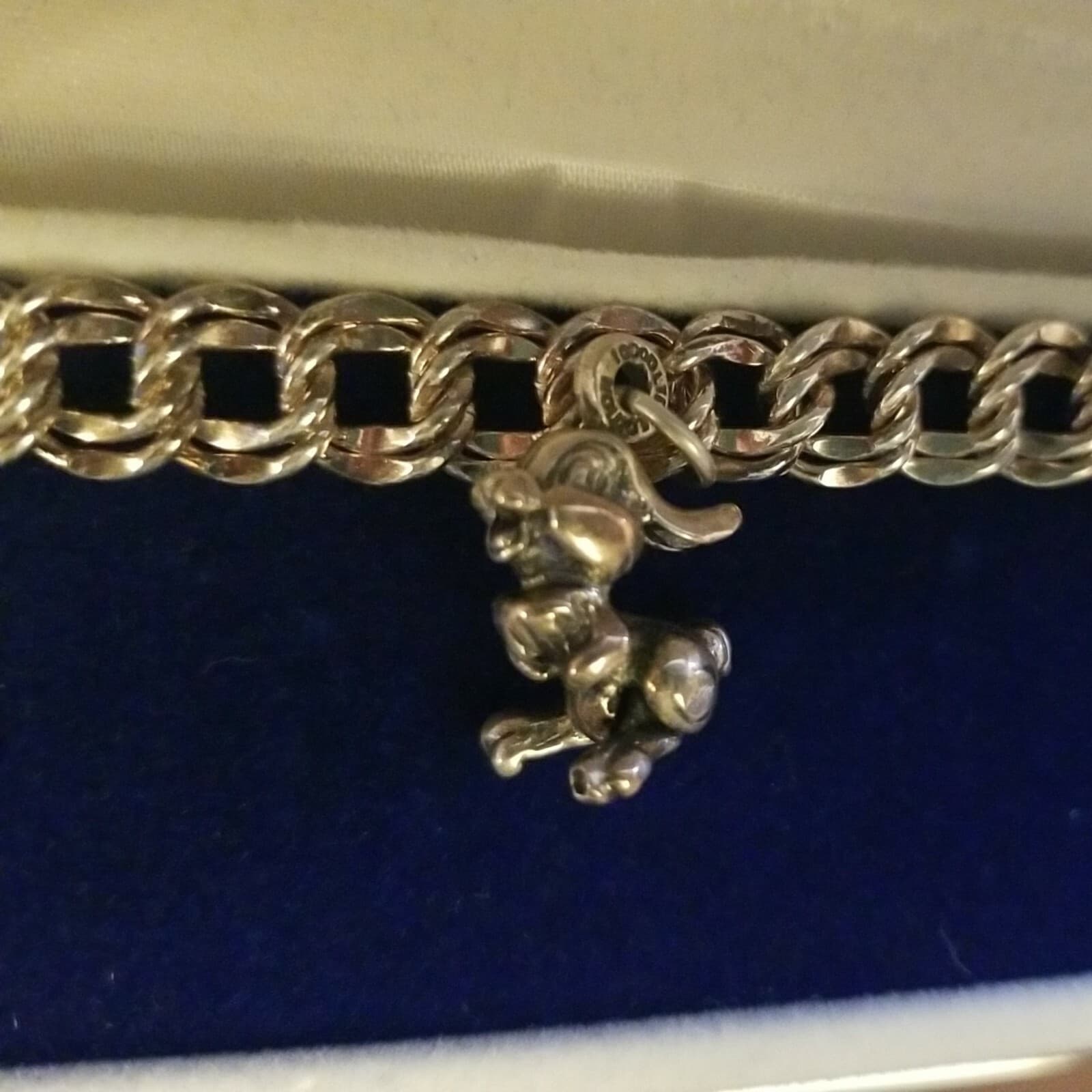 Disney Store Sterling Silver Charm Bracelet Limited Edition 6 FRIENDS CHARMS NIB - Thumbnail 10
