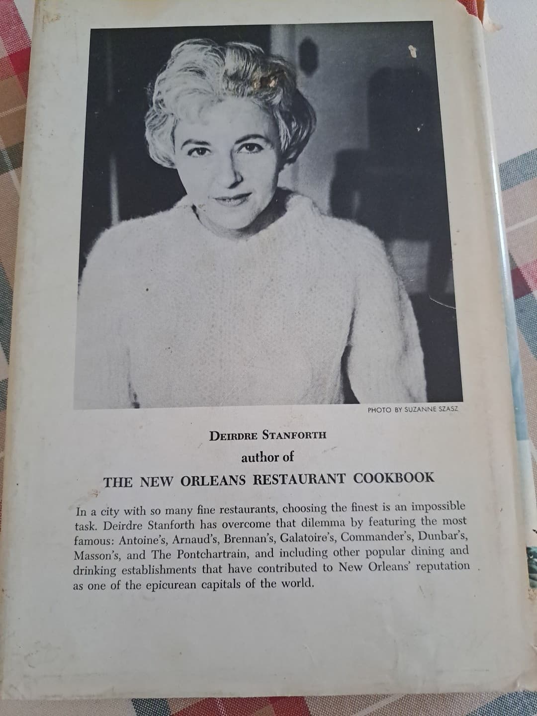 The New Orleans Restaurant Cookbook by Deidre Stanforth HISTORY RECIPES 1967 1st - Thumbnail 2