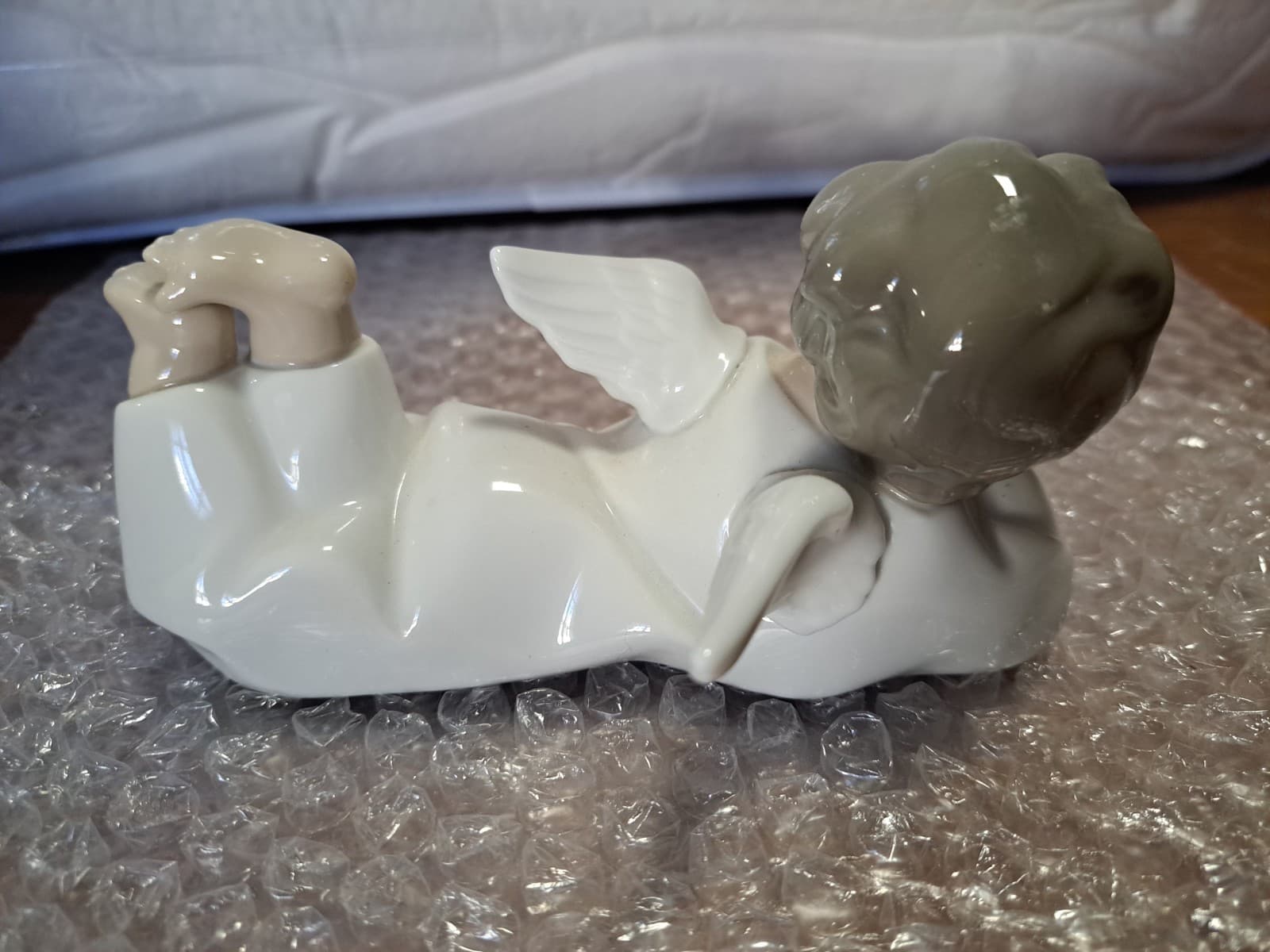 LLADRO Angel Laying Down Figurine 4541 Cherub Dreaming Daisa Spain - Thumbnail 4