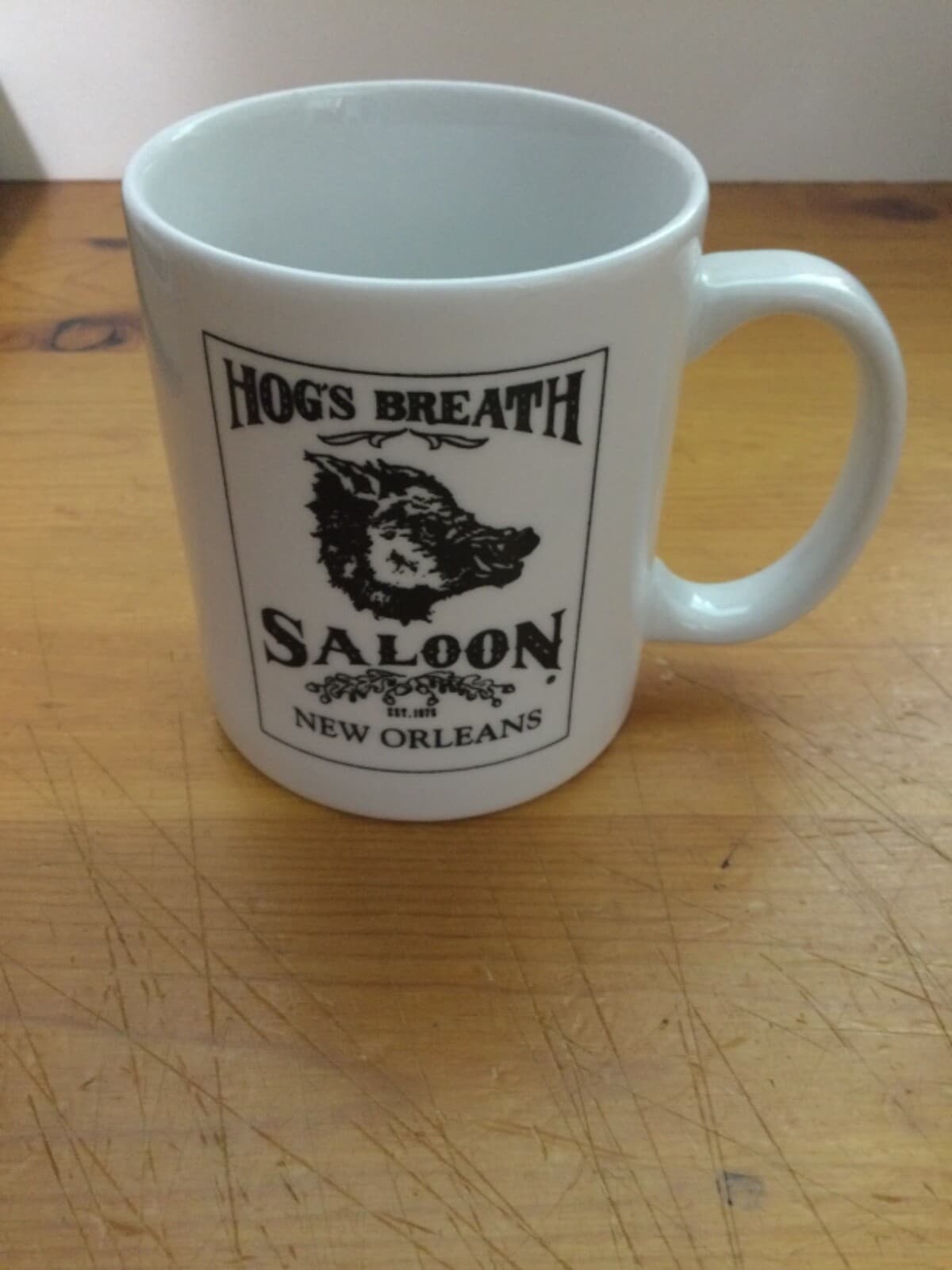 Hog's Breath Saloon NEW ORLEANS French Quarter Bar Souvenir Coffee Mug Cup IYKYK - Thumbnail 11
