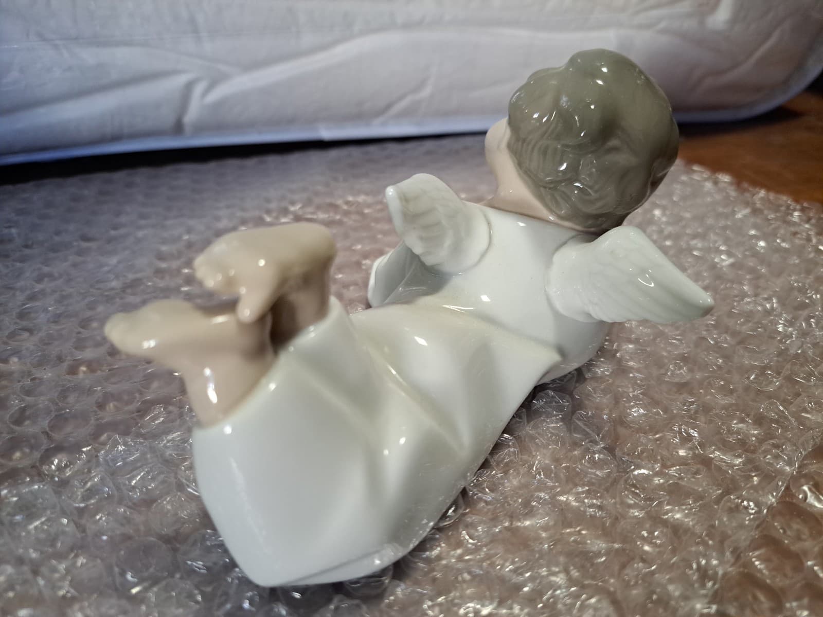 LLADRO Angel Laying Down Figurine 4541 Cherub Dreaming Daisa Spain - Thumbnail 5