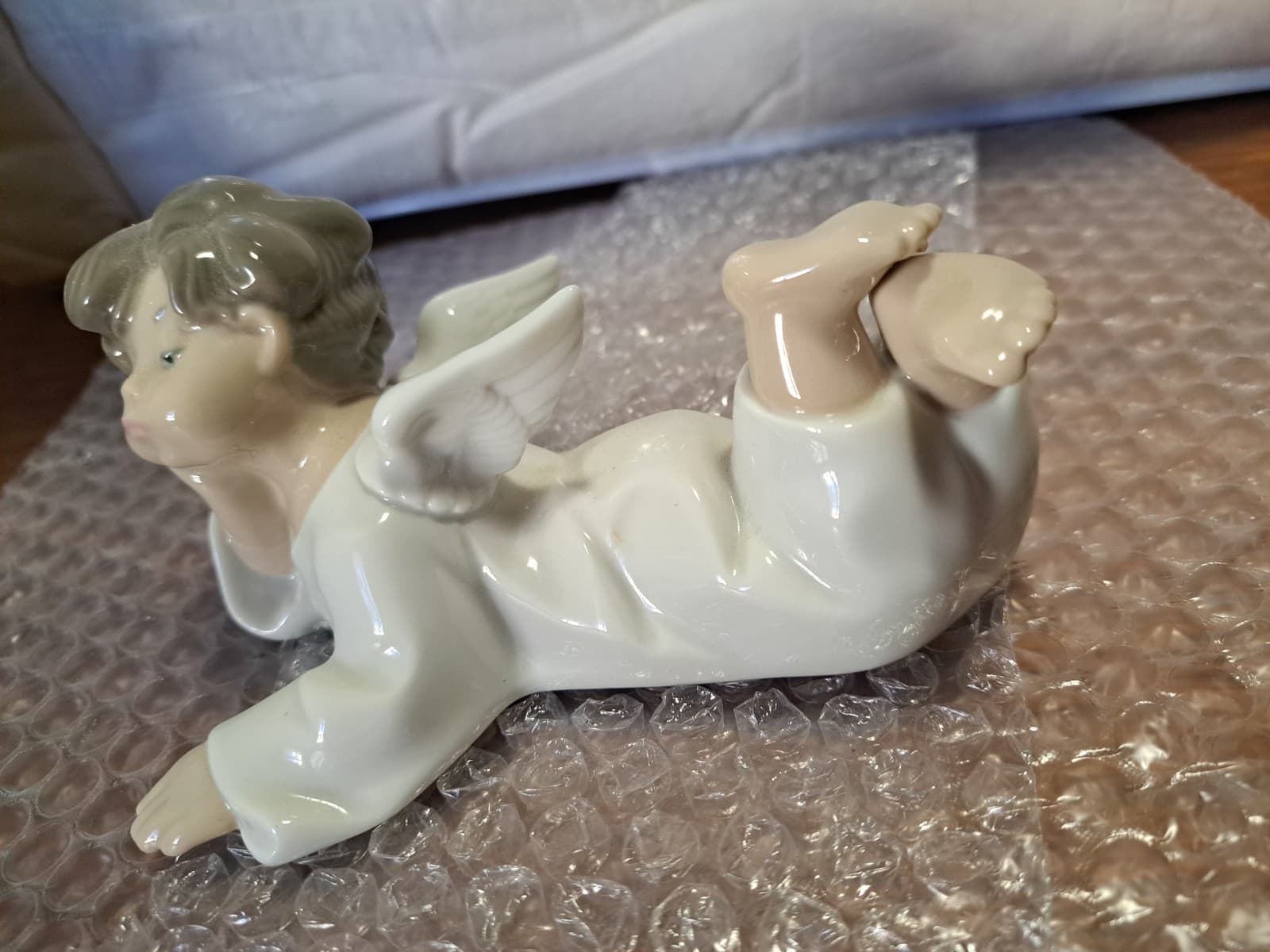 LLADRO Angel Laying Down Figurine 4541 Cherub Dreaming Daisa Spain - Thumbnail 7