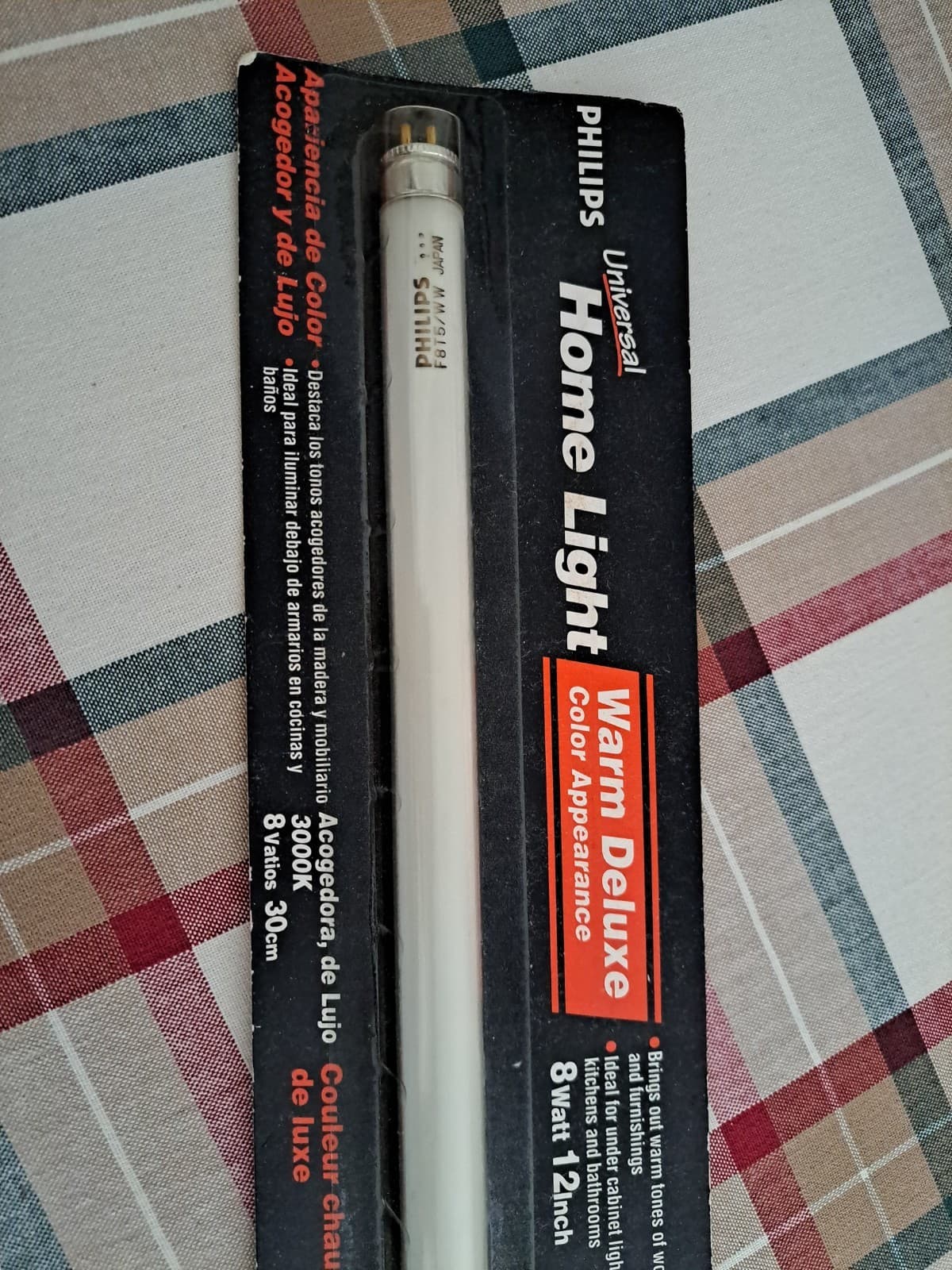 Philips 8-Watt 12 in. Fluorescent Tube Light Bulb Warm White (3000K) NOS - Thumbnail 2