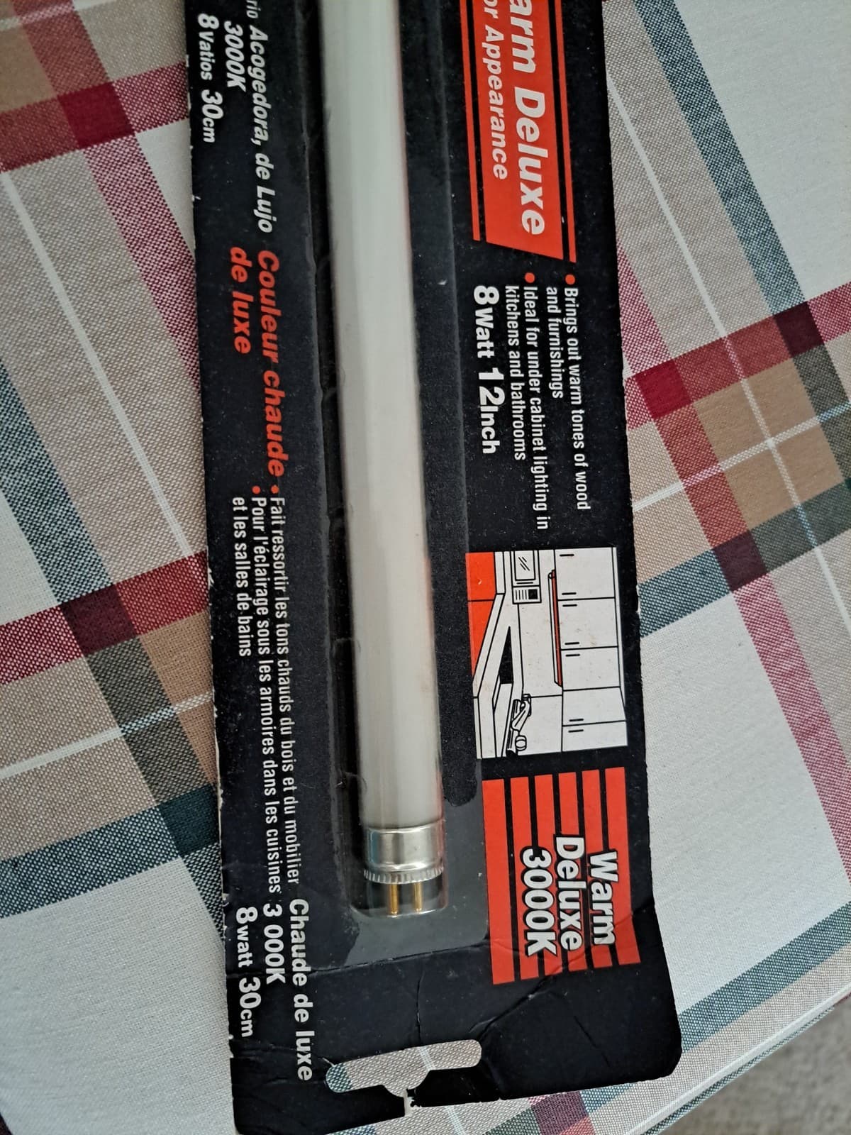 Philips 8-Watt 12 in. Fluorescent Tube Light Bulb Warm White (3000K) NOS - Thumbnail 3