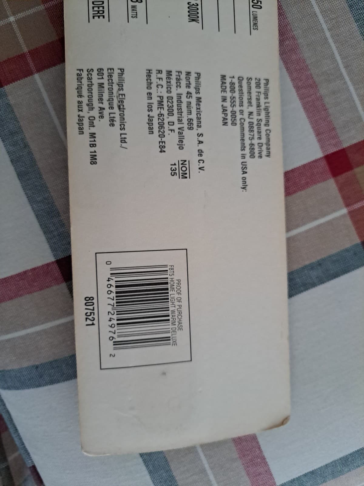 Philips 8-Watt 12 in. Fluorescent Tube Light Bulb Warm White (3000K) NOS - Thumbnail 4