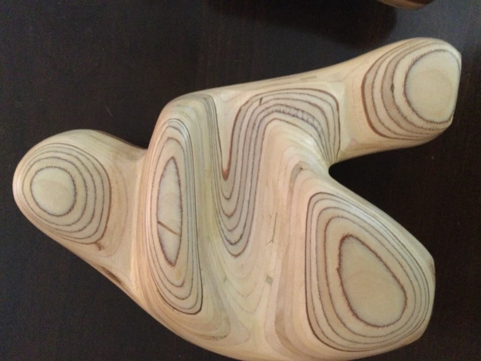 Robert Hargrave Modern Art Pressed Wood Sitting People Sculptures Book Ends - Thumbnail 9